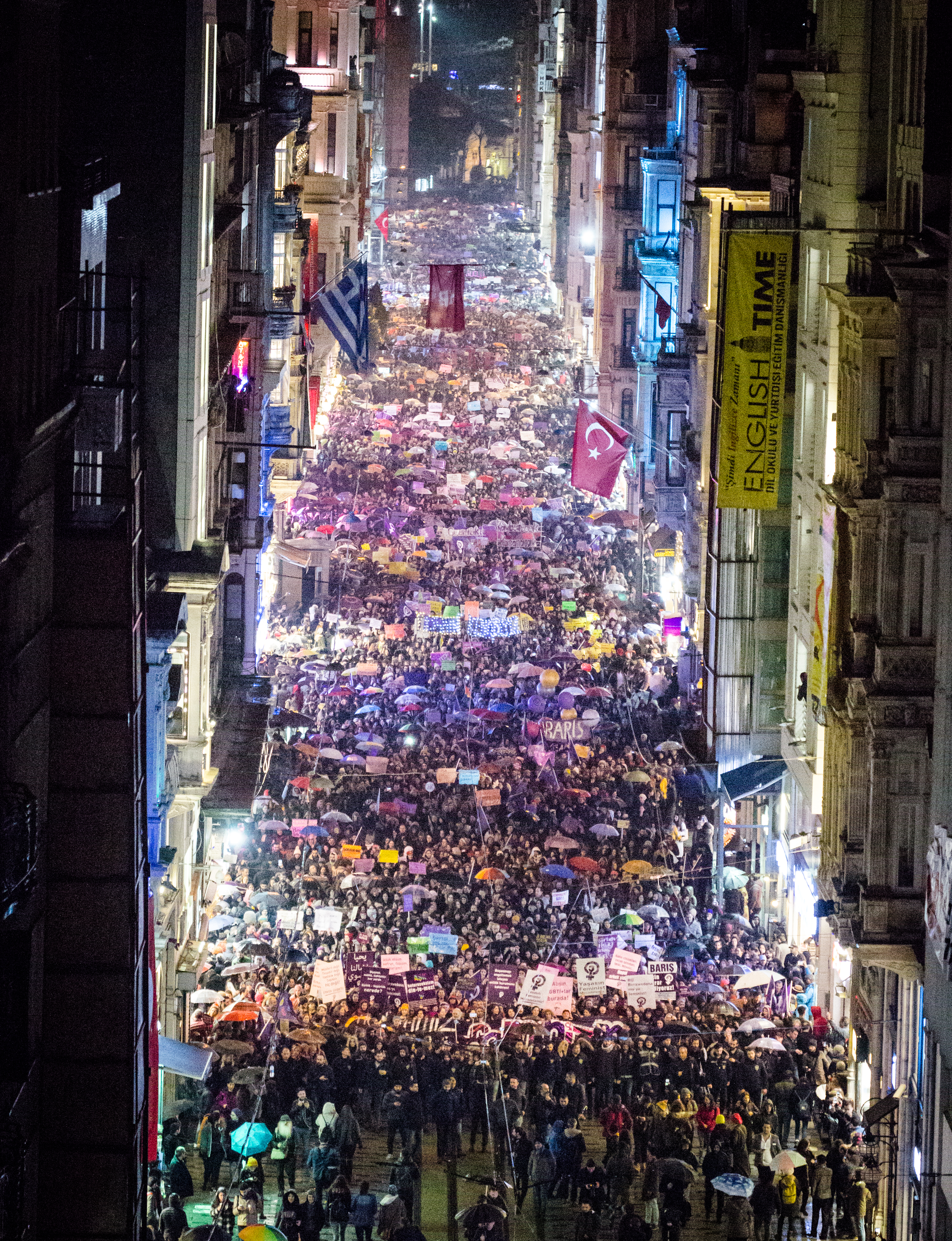 8 Mart Feminist Gece Yürüyüşü / 2018 / Foto: Cumhuriyet Gazetesi