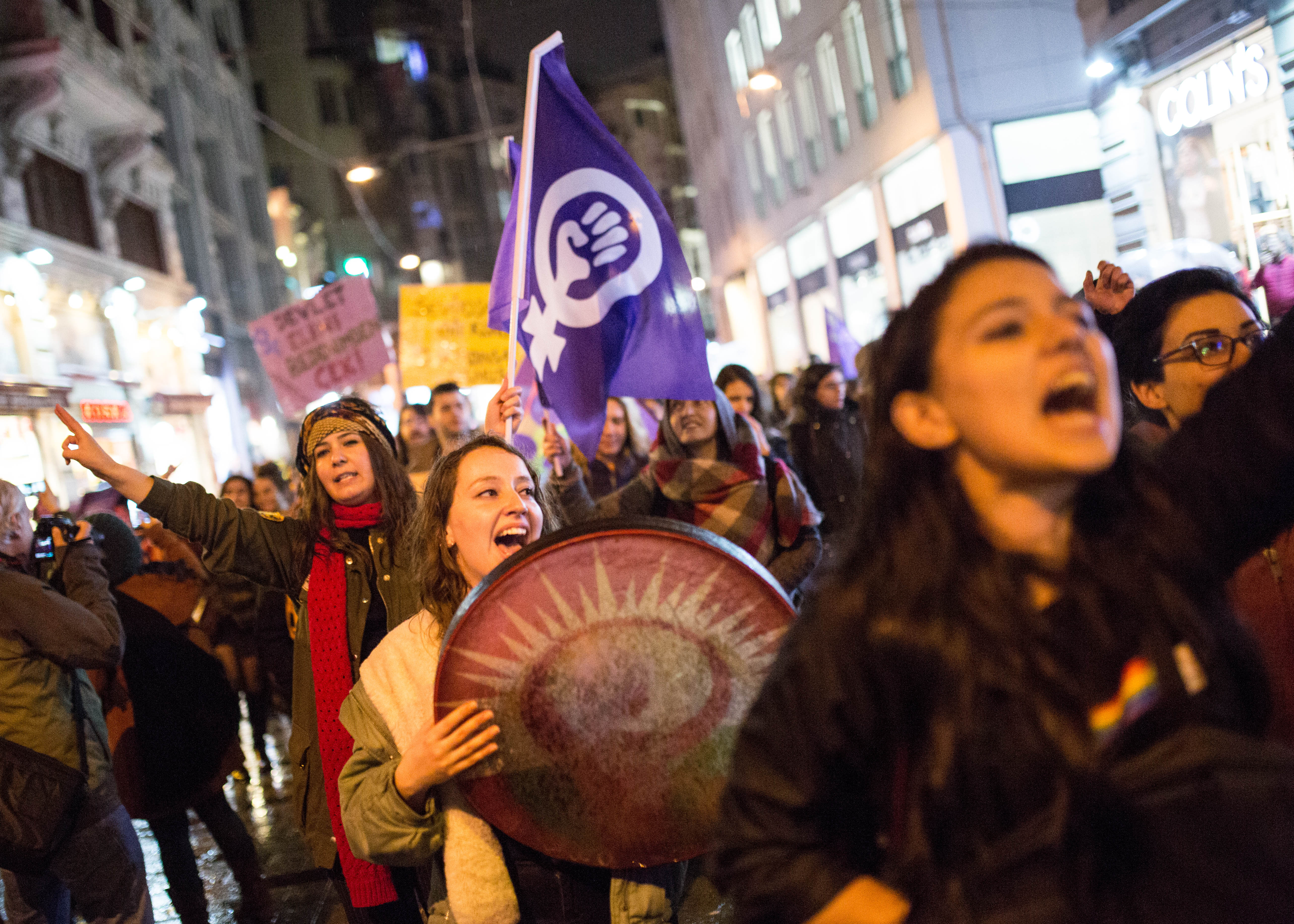 8 Mart Feminist Gece Yürüyüşü / 2018 / Foto: Cumhuriyet Gazetesi