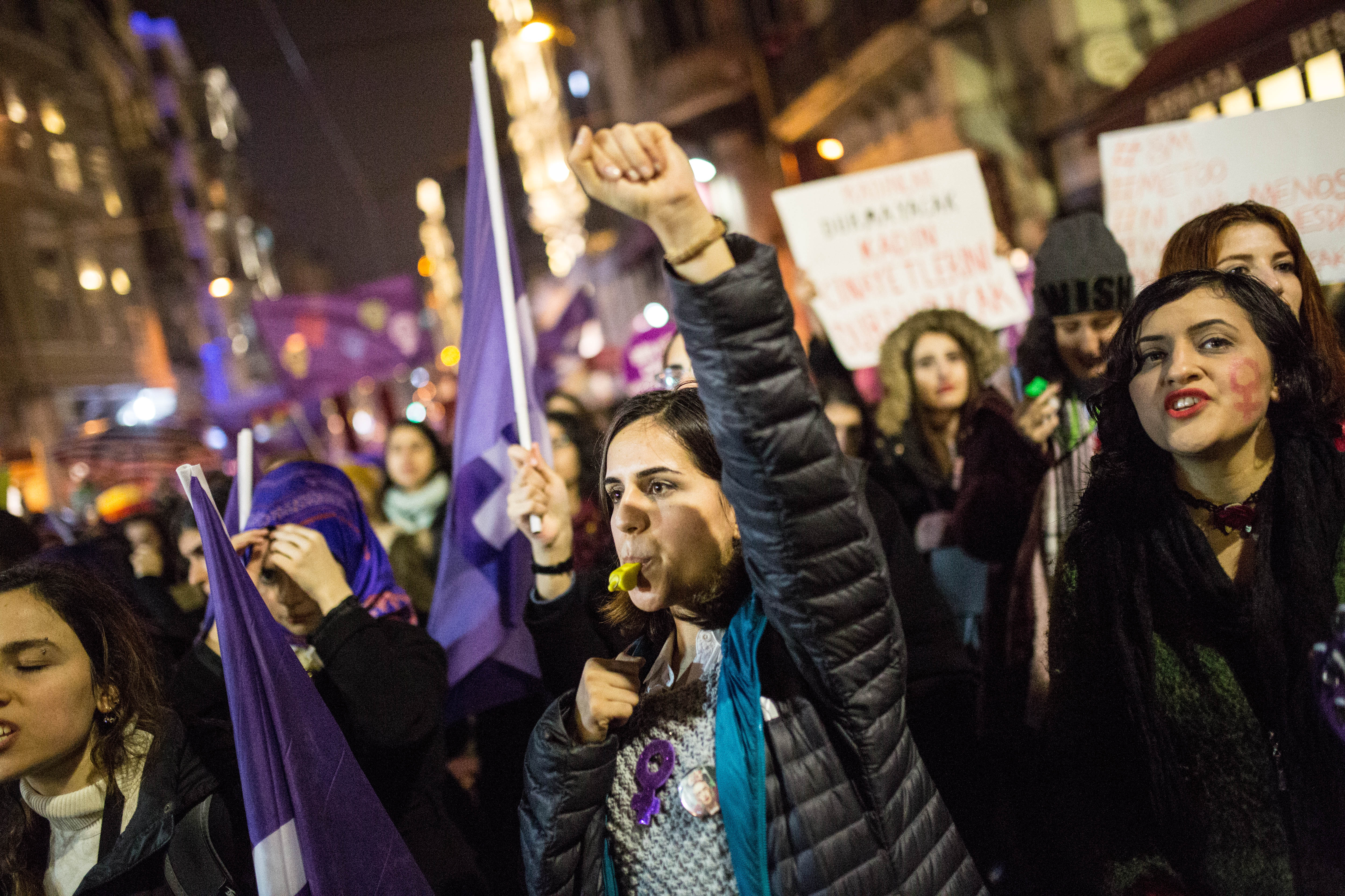 8 Mart Feminist Gece Yürüyüşü / 2018 / Foto: Cumhuriyet Gazetesi