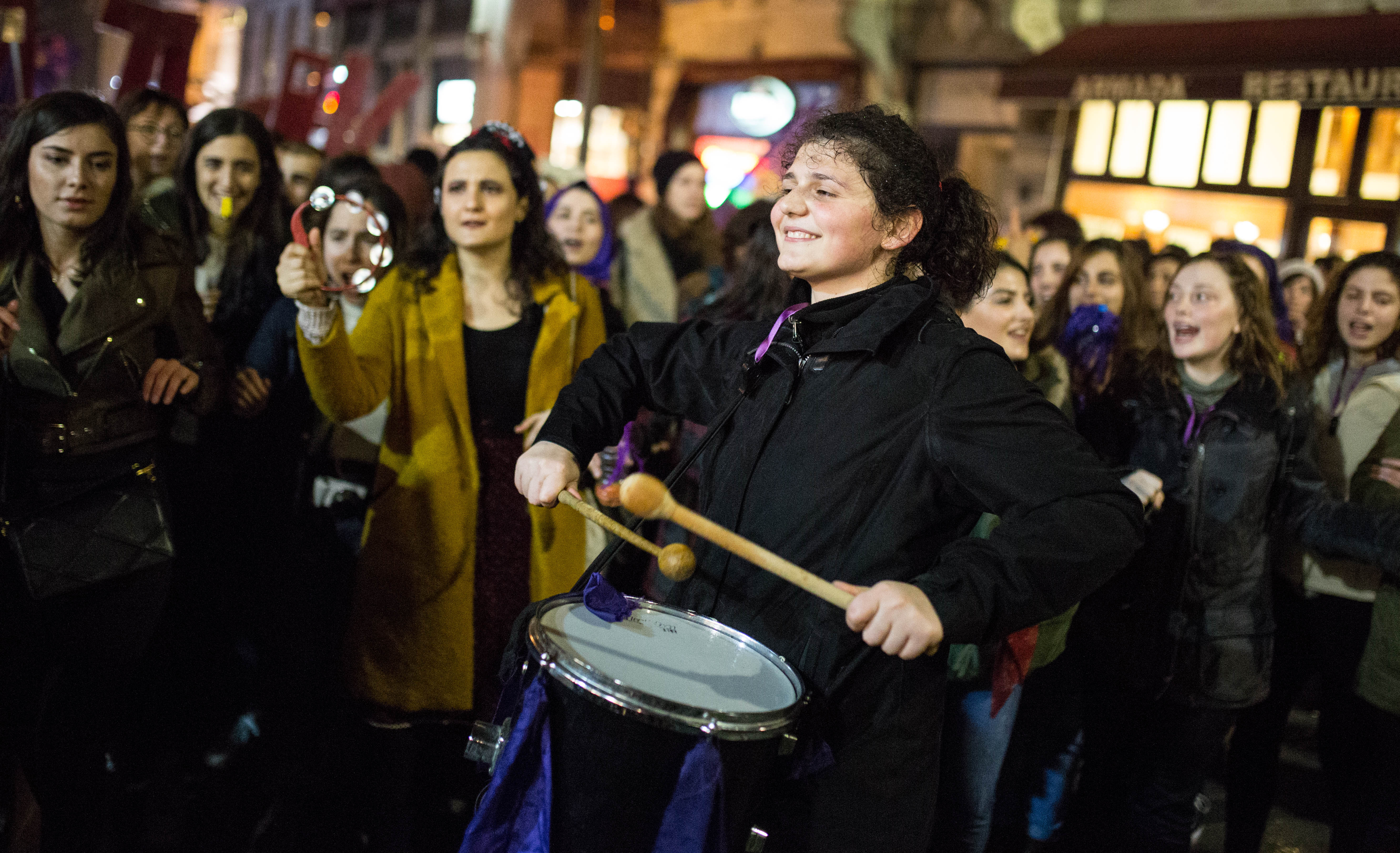 8 Mart Feminist Gece Yürüyüşü / 2018 / Foto: Cumhuriyet Gazetesi