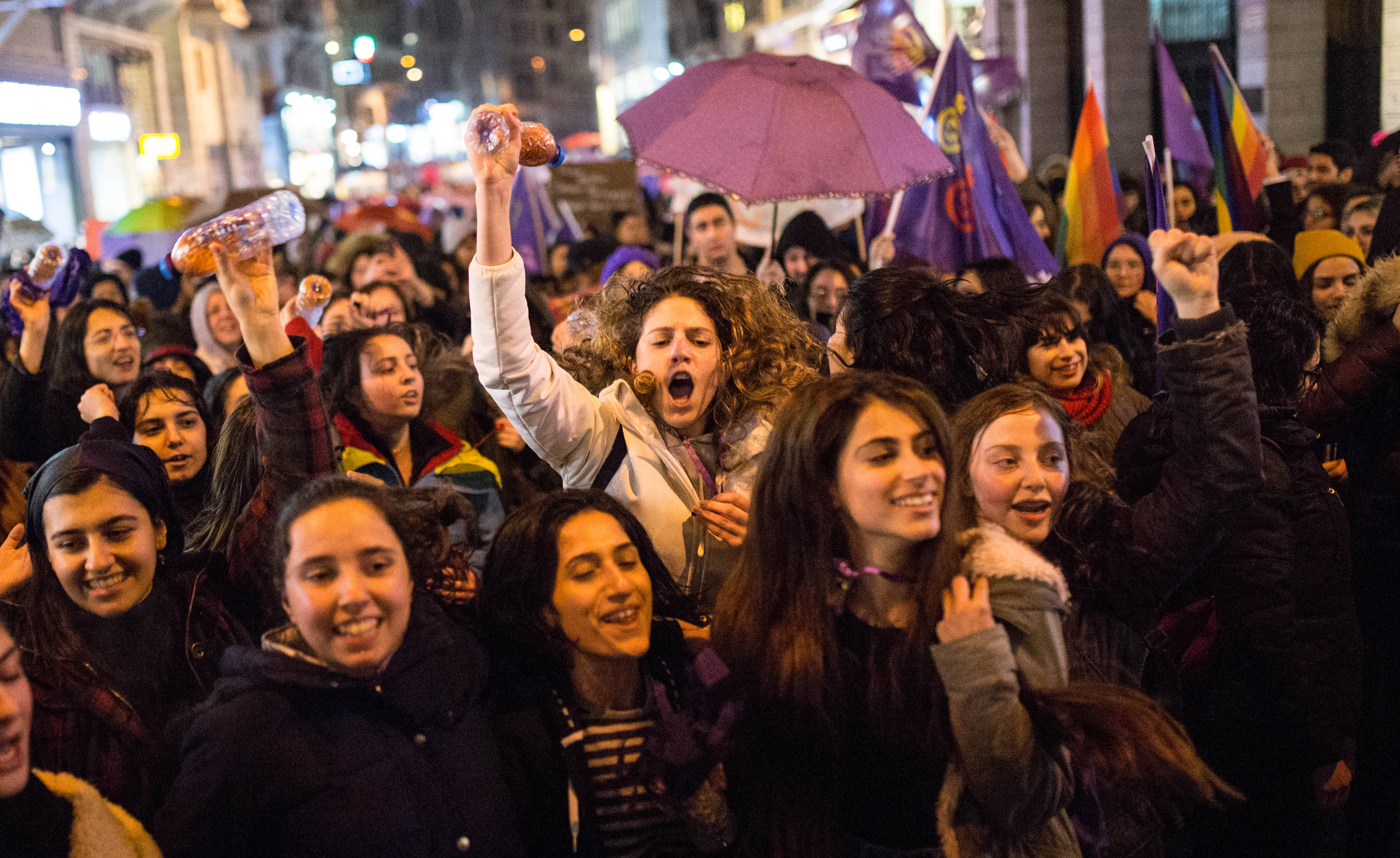 8 Mart Feminist Gece Yürüyüşü / 2018 / Foto: Cumhuriyet Gazetesi