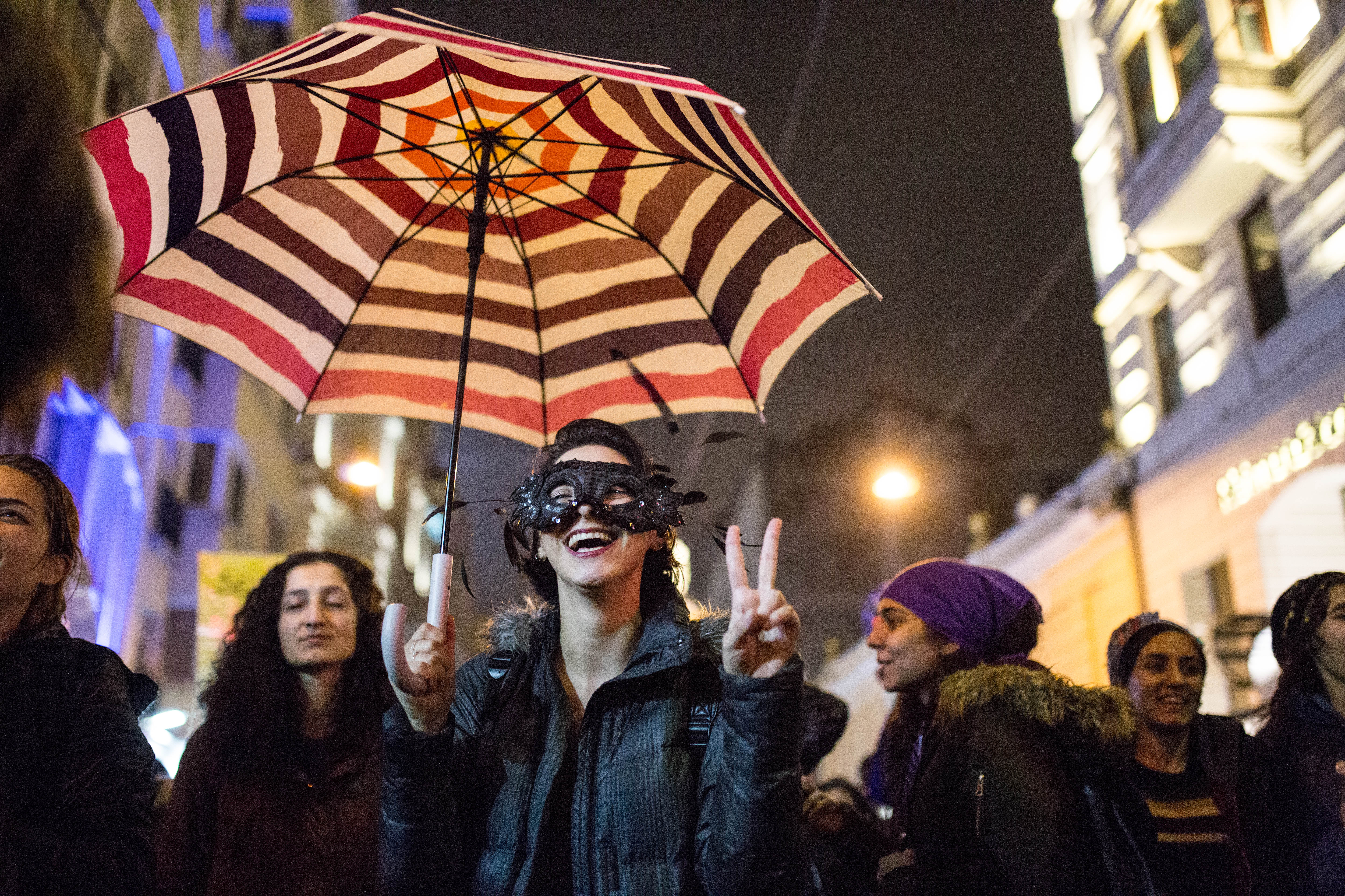 8 Mart Feminist Gece Yürüyüşü / 2018 / Foto: Cumhuriyet Gazetesi