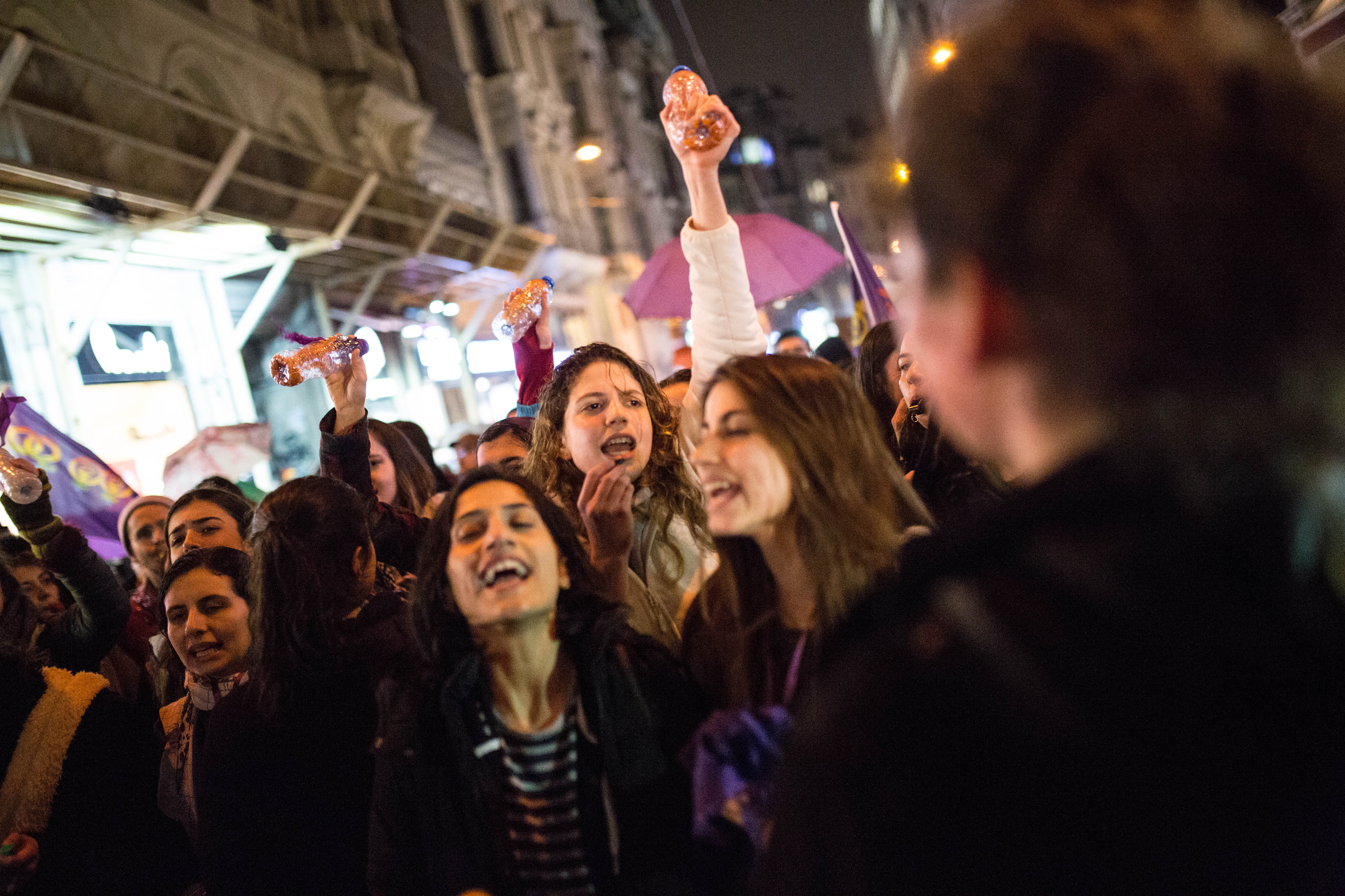 8 Mart Feminist Gece Yürüyüşü / 2018 / Foto: Cumhuriyet Gazetesi