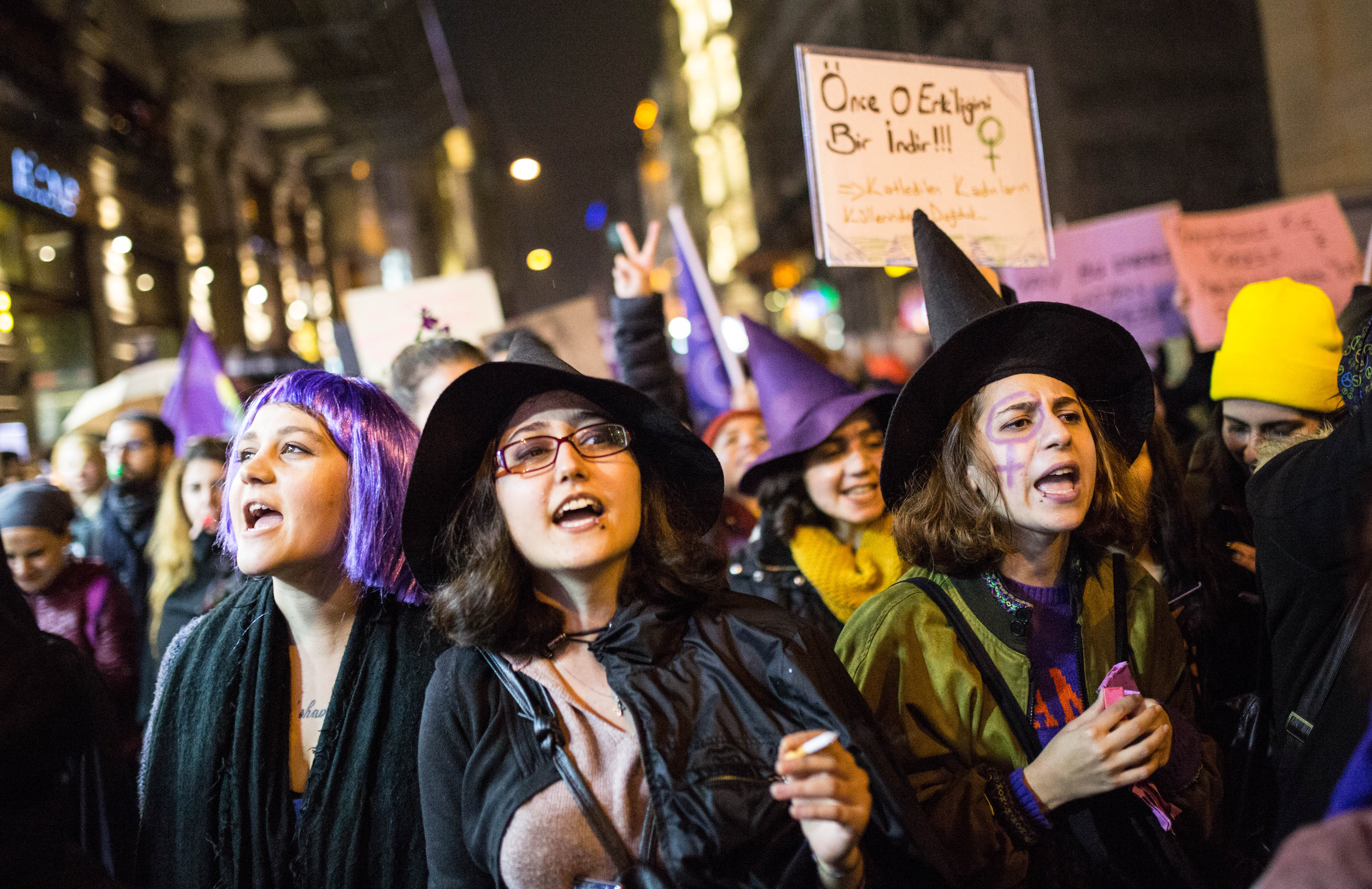 8 Mart Feminist Gece Yürüyüşü / 2018 / Foto: Cumhuriyet Gazetesi