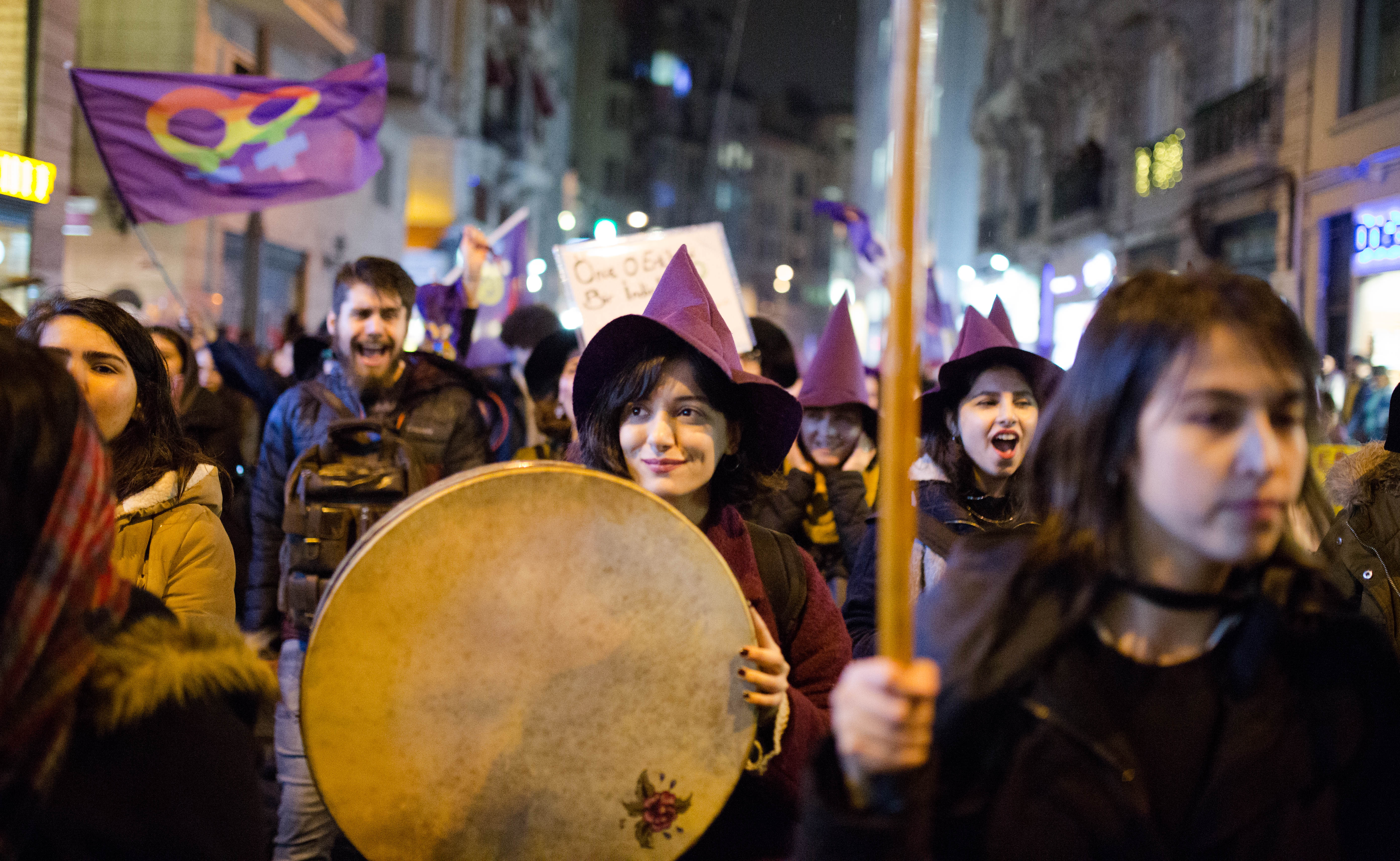 8 Mart Feminist Gece Yürüyüşü / 2018 / Foto: Cumhuriyet Gazetesi