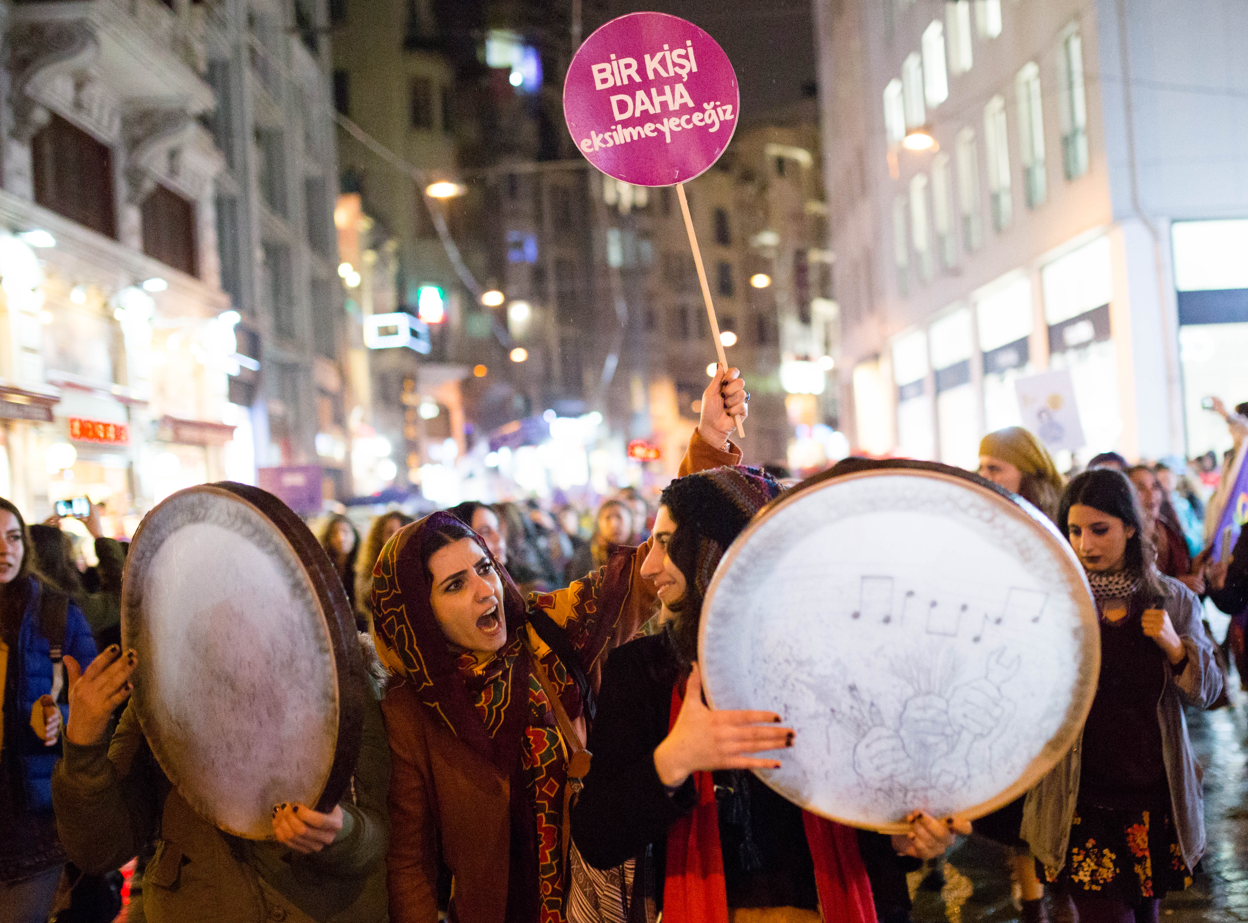 8 Mart Feminist Gece Yürüyüşü / 2018 / Foto: Cumhuriyet Gazetesi