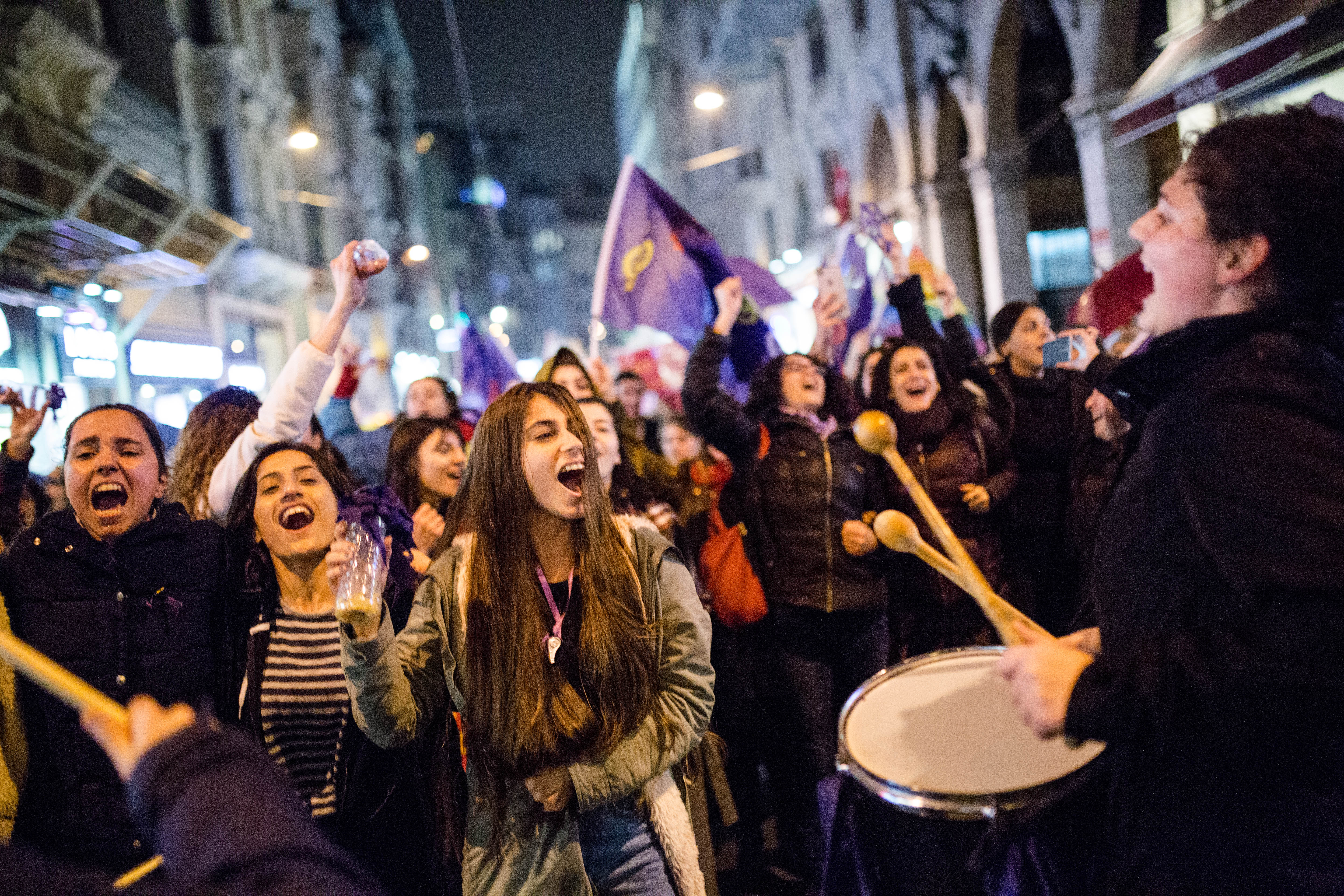 8 Mart Feminist Gece Yürüyüşü / 2018 / Foto: Cumhuriyet Gazetesi