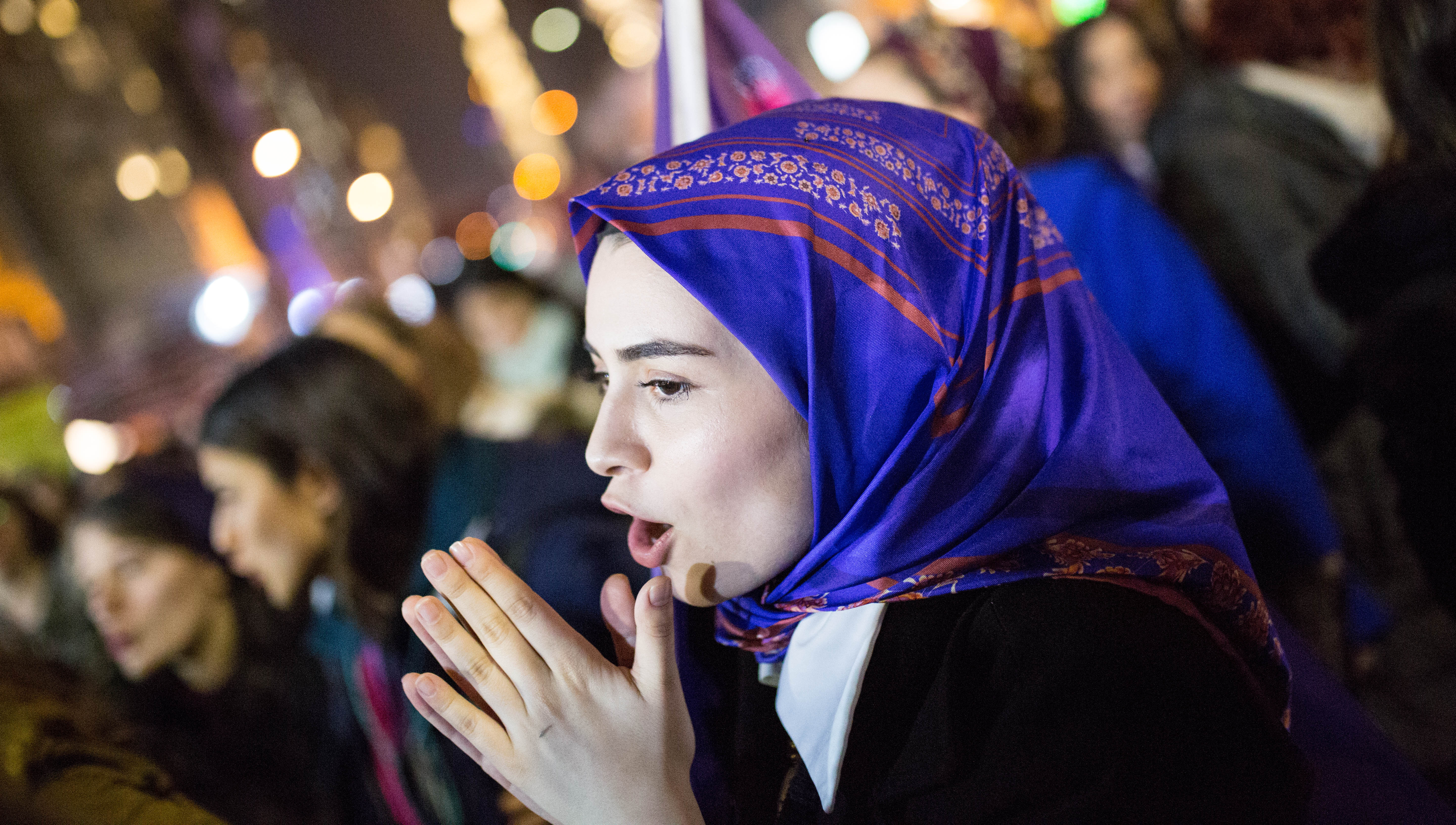 8 Mart Feminist Gece Yürüyüşü / 2018 / Foto: Cumhuriyet Gazetesi