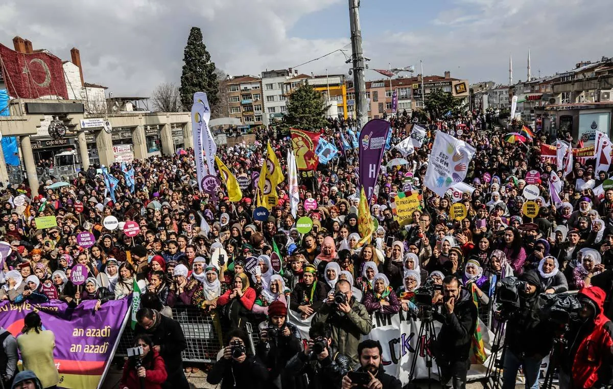 8 Mart Gündüz Mitingi, Bakırköy / 2018 / Foto: Bilinmiyor