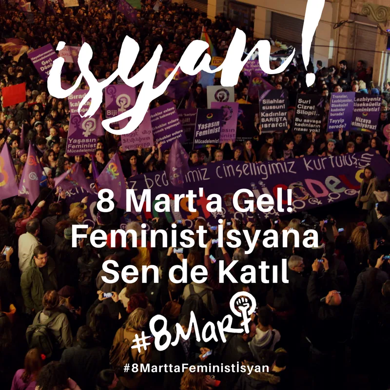 8 Mart Feminist Gece Yürüyüşü / 2018 / Sosyal medya eylemi