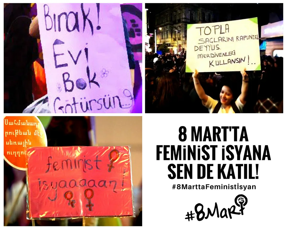 8 Mart Feminist Gece Yürüyüşü / 2018 / Sosyal medya eylemi