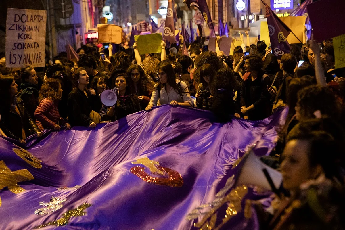 8 Mart Feminist Gece Yürüyüşü / 2019 / Foto: Serra Akcan