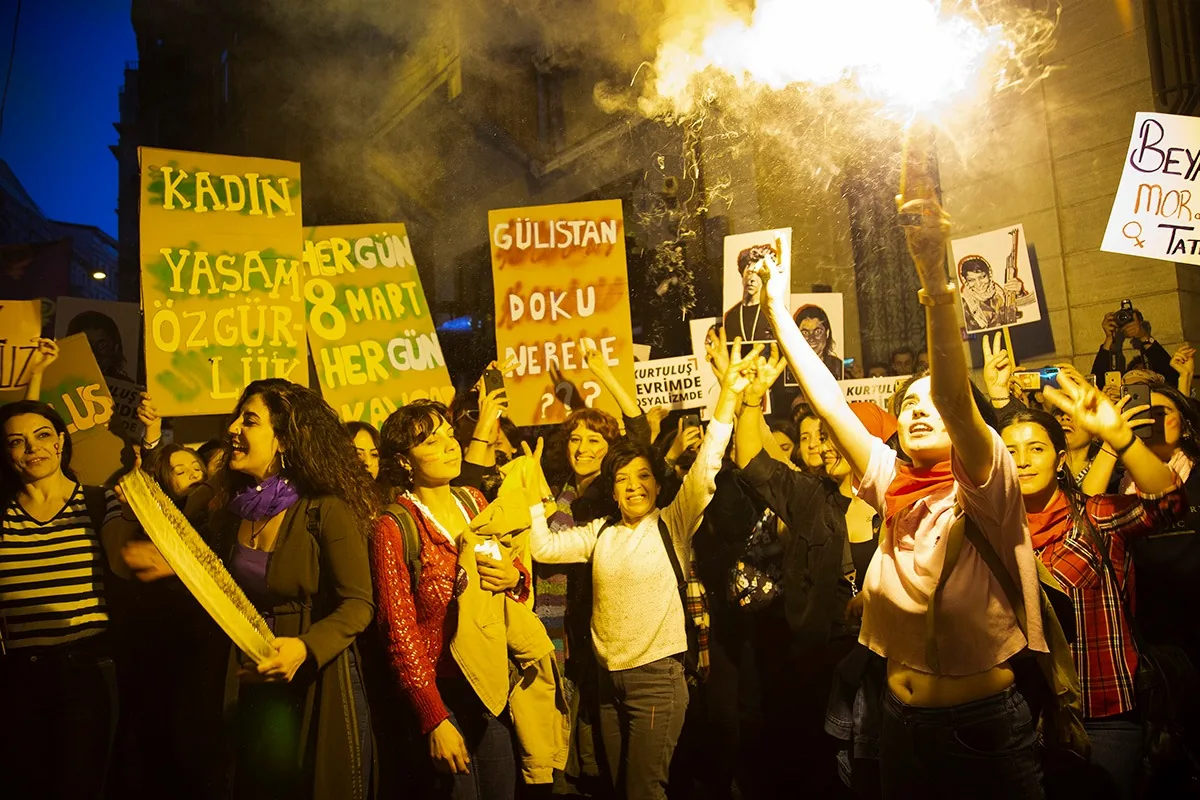 8 Mart Feminist Gece Yürüyüşü / 2019 / Foto: Ateş Alpar