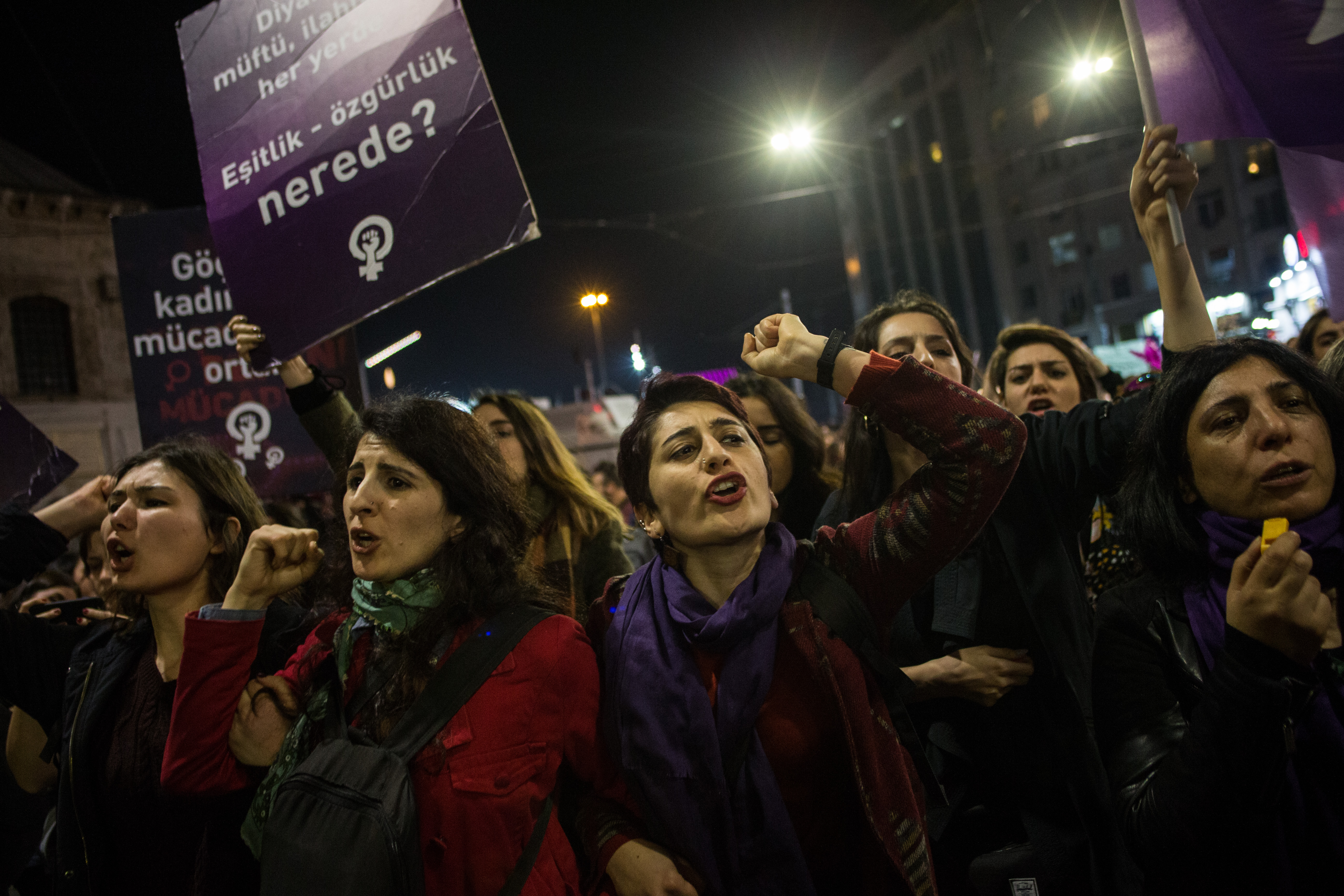 8 Mart Feminist Gece Yürüyüşü / 2019 / Foto: Cumhuriyet