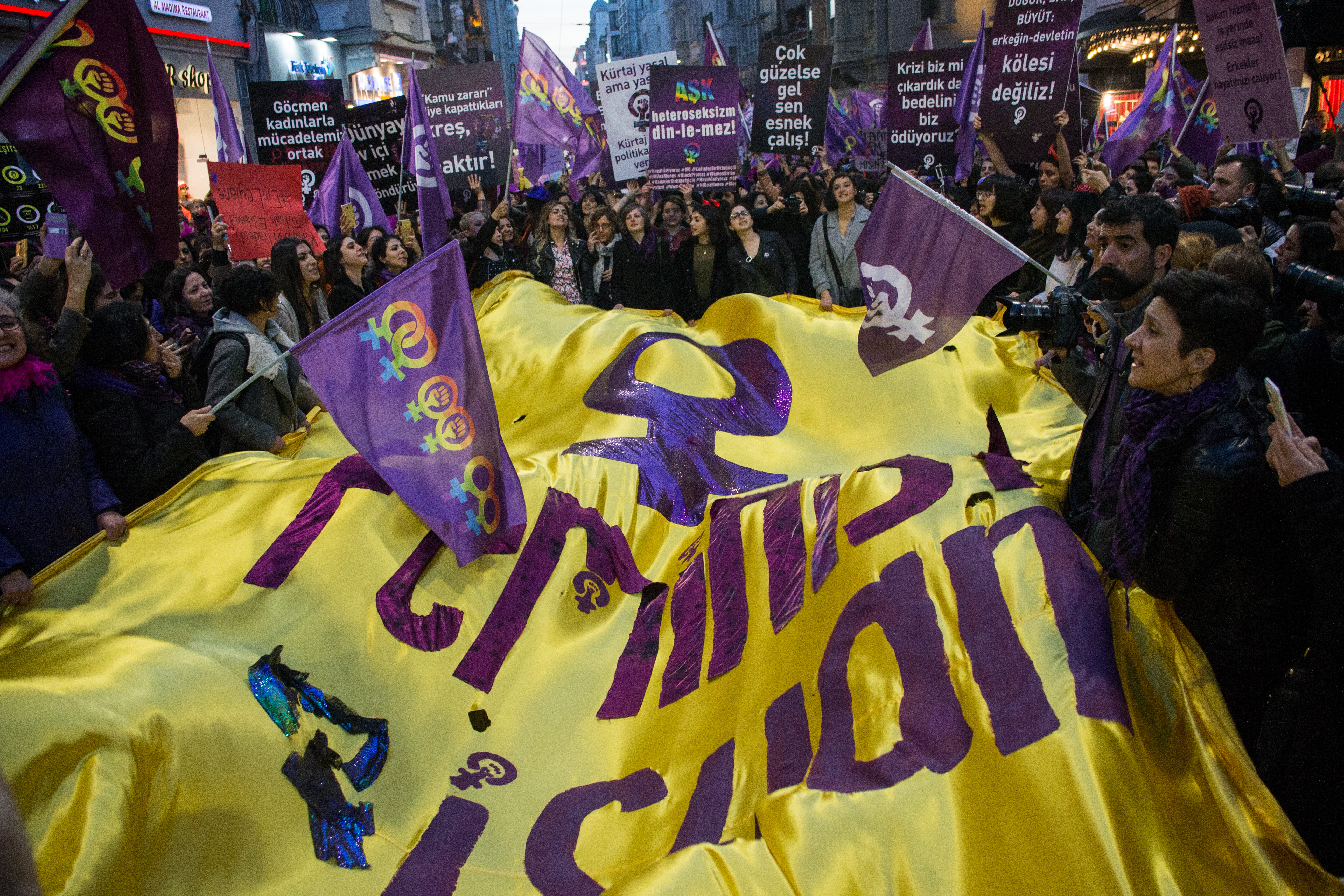 8 Mart Feminist Gece Yürüyüşü / 2019 / Foto: Cumhuriyet