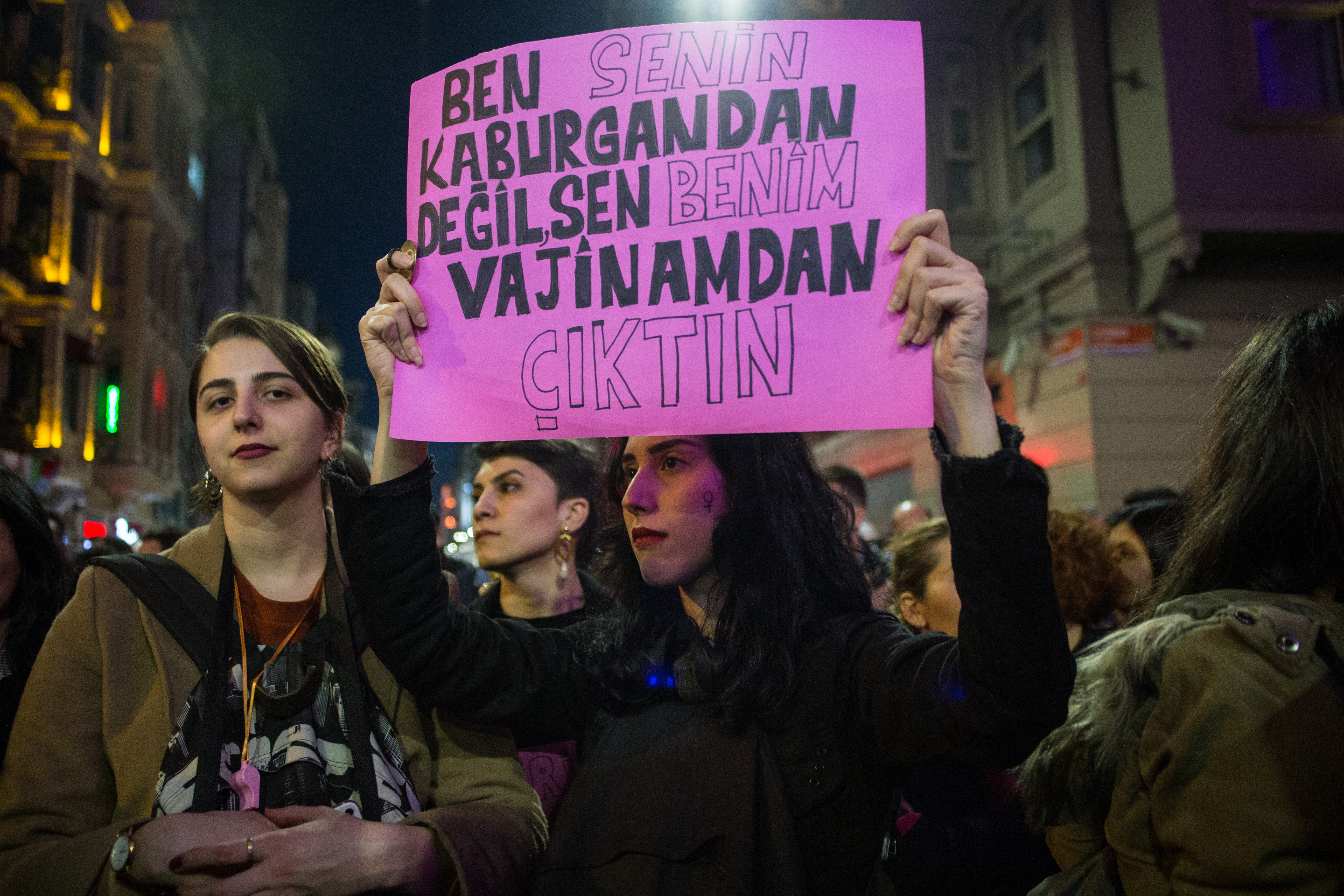 8 Mart Feminist Gece Yürüyüşü / 2019 / Foto: Cumhuriyet