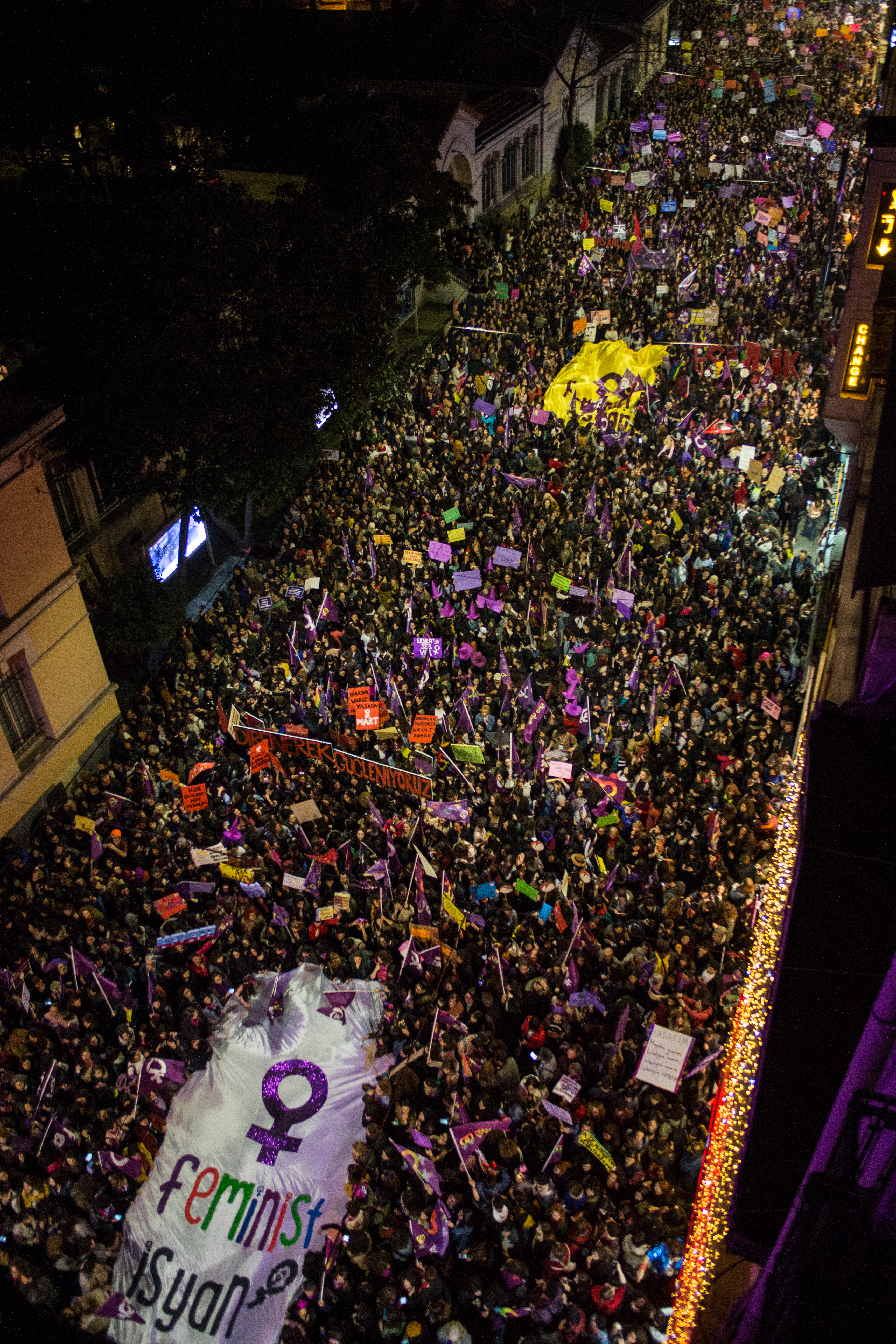 8 Mart Feminist Gece Yürüyüşü / 2019 / Foto: Cumhuriyet