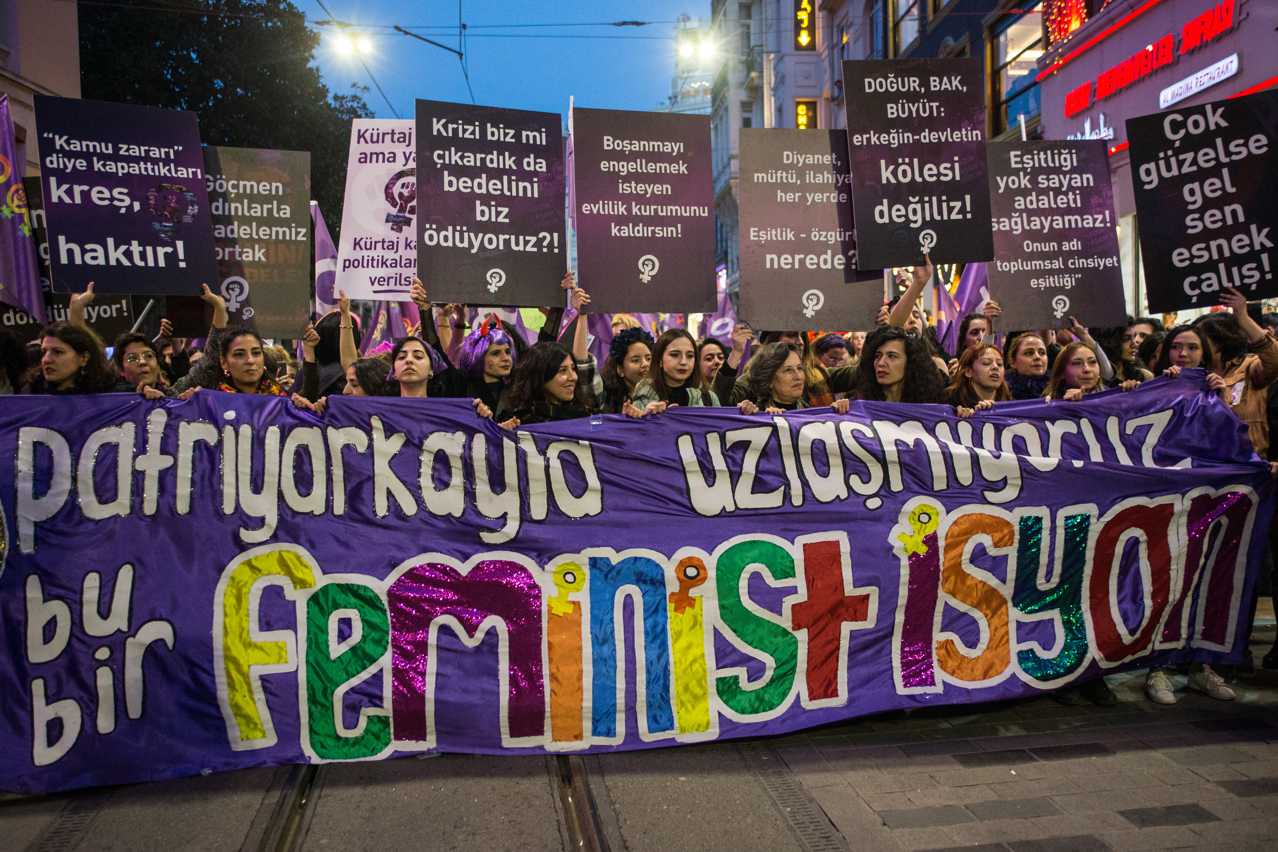 8 Mart Feminist Gece Yürüyüşü / 2019 / Foto: Cumhuriyet