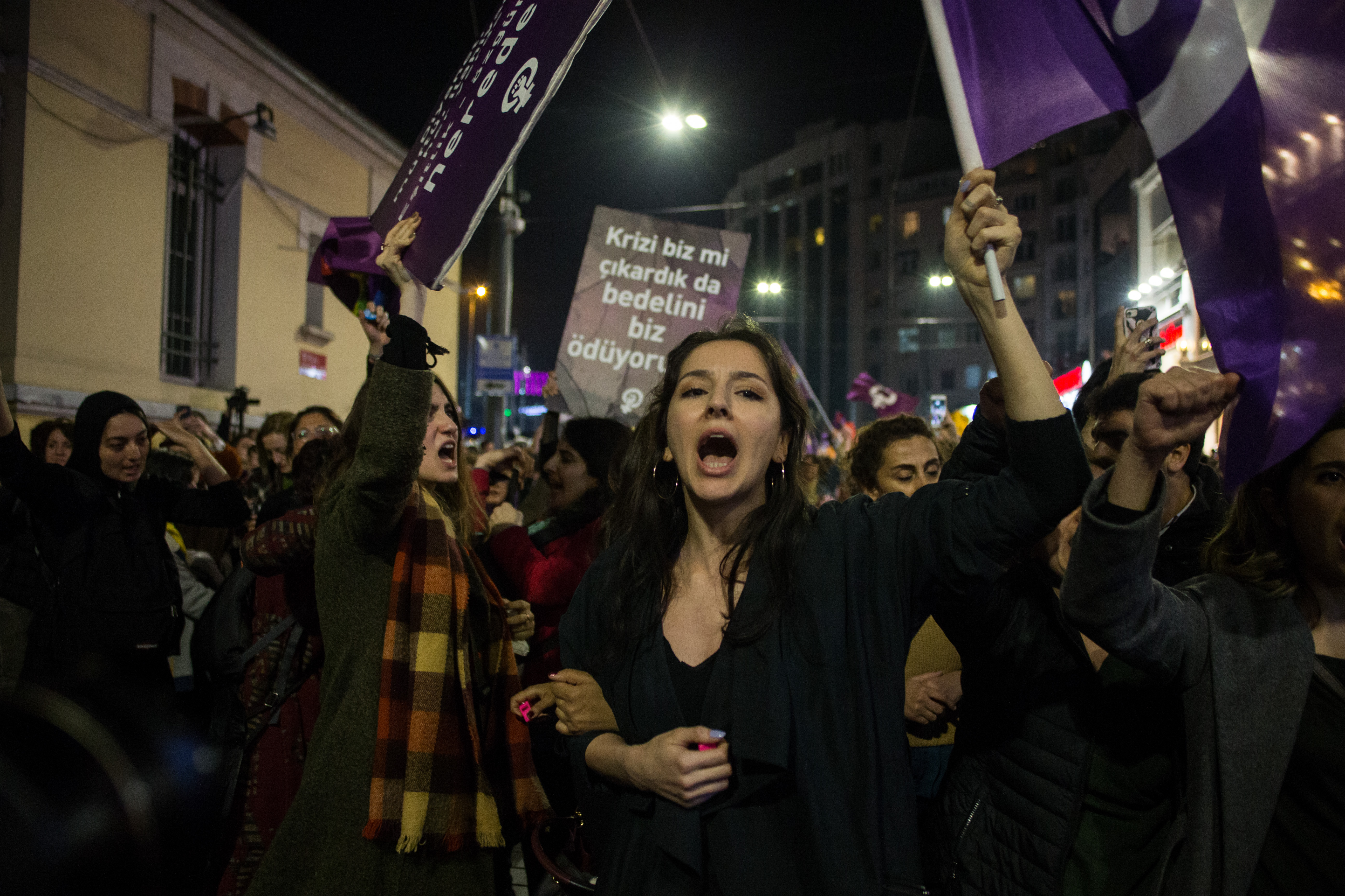 8 Mart Feminist Gece Yürüyüşü / 2019 / Foto: Cumhuriyet