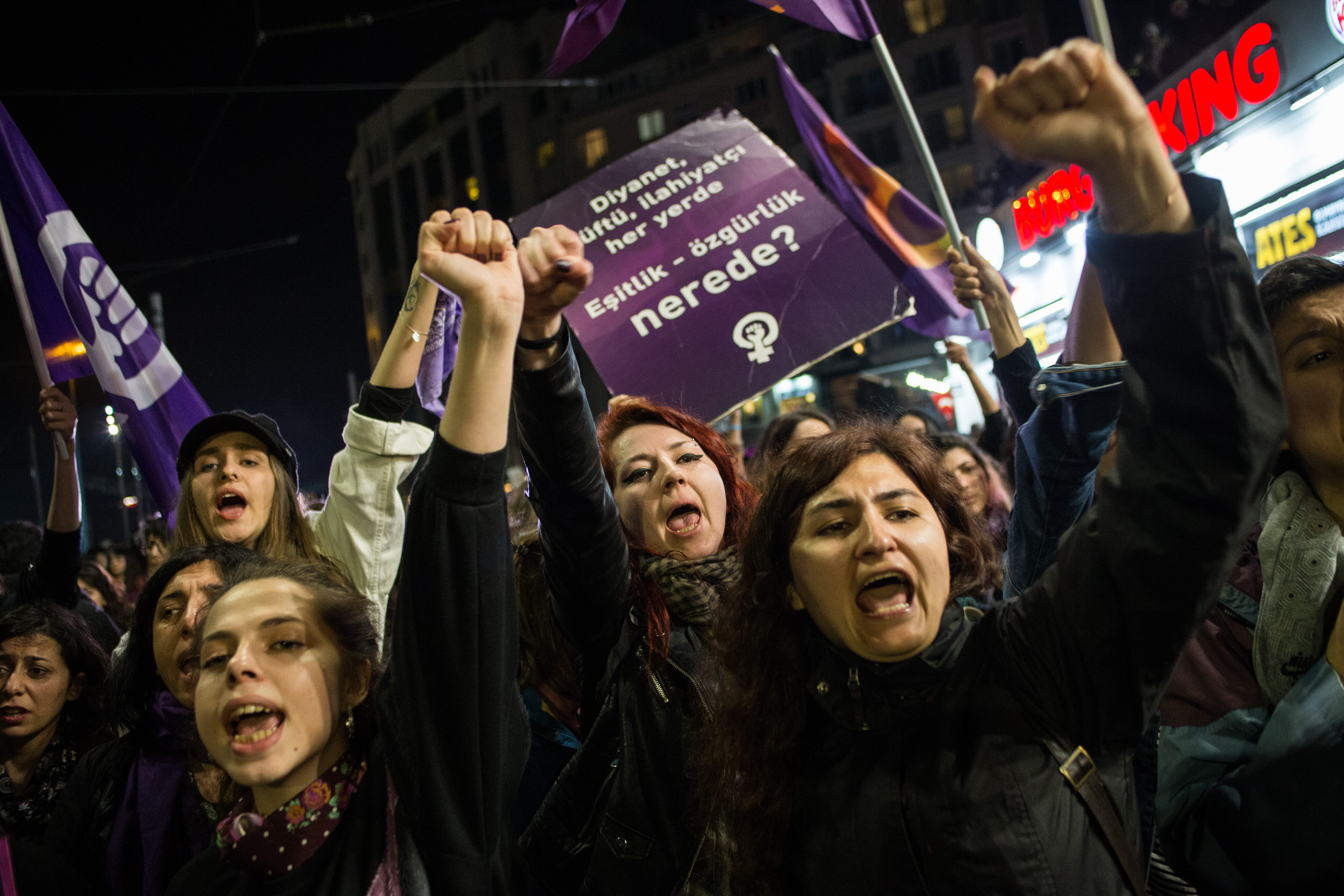 8 Mart Feminist Gece Yürüyüşü / 2019 / Foto: Cumhuriyet