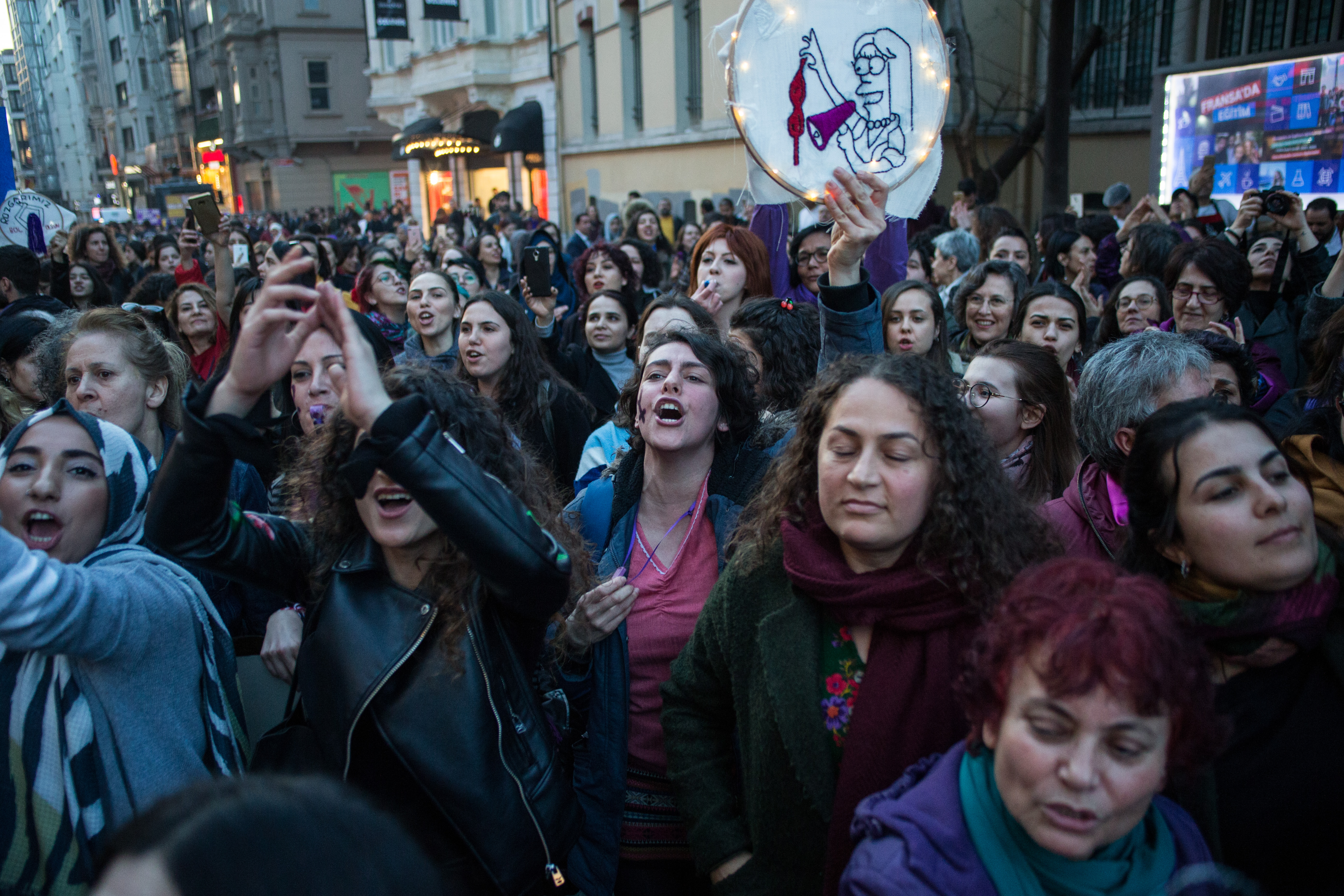 8 Mart Feminist Gece Yürüyüşü / 2019 / Foto: Cumhuriyet
