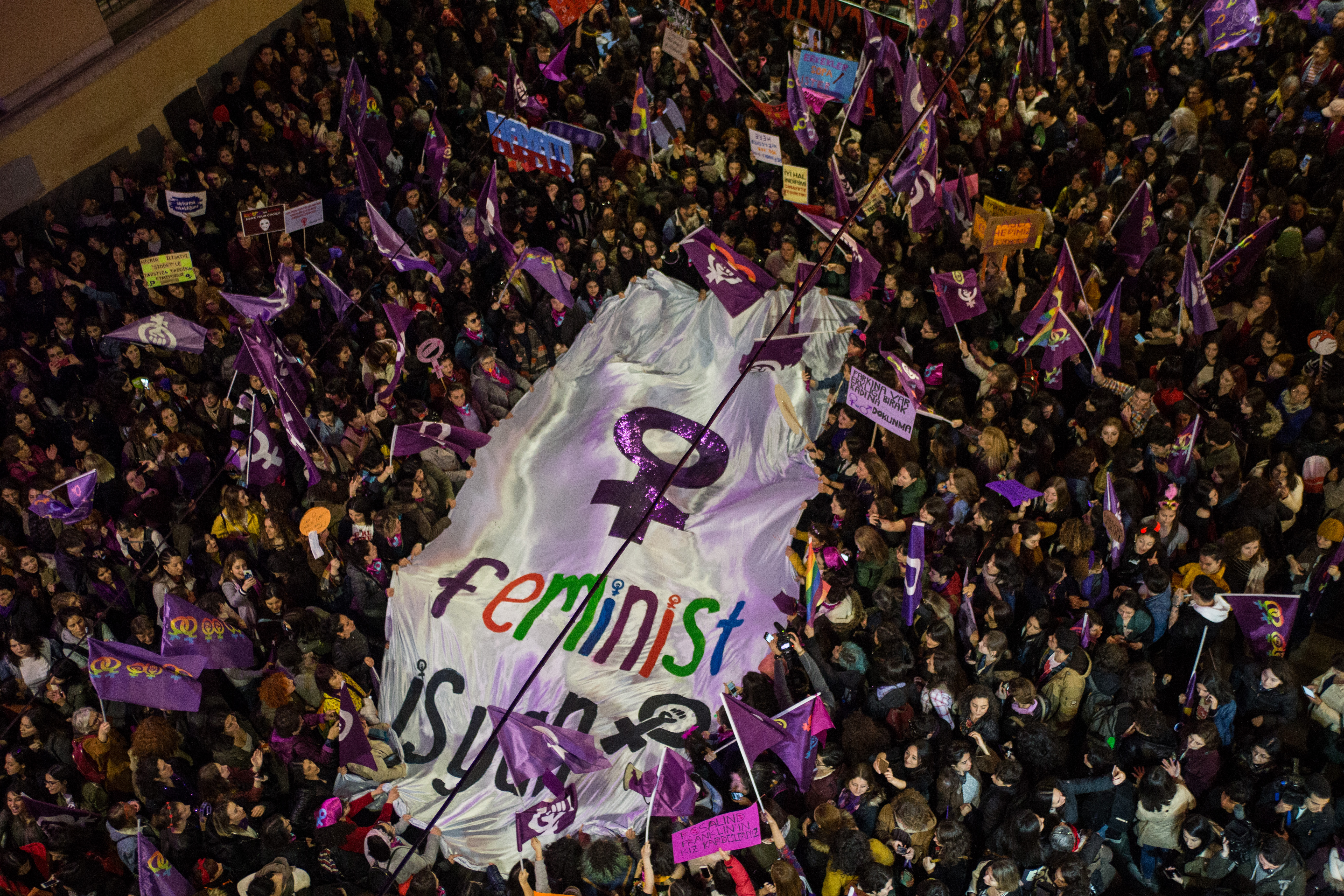 8 Mart Feminist Gece Yürüyüşü / 2019 / Foto: Cumhuriyet