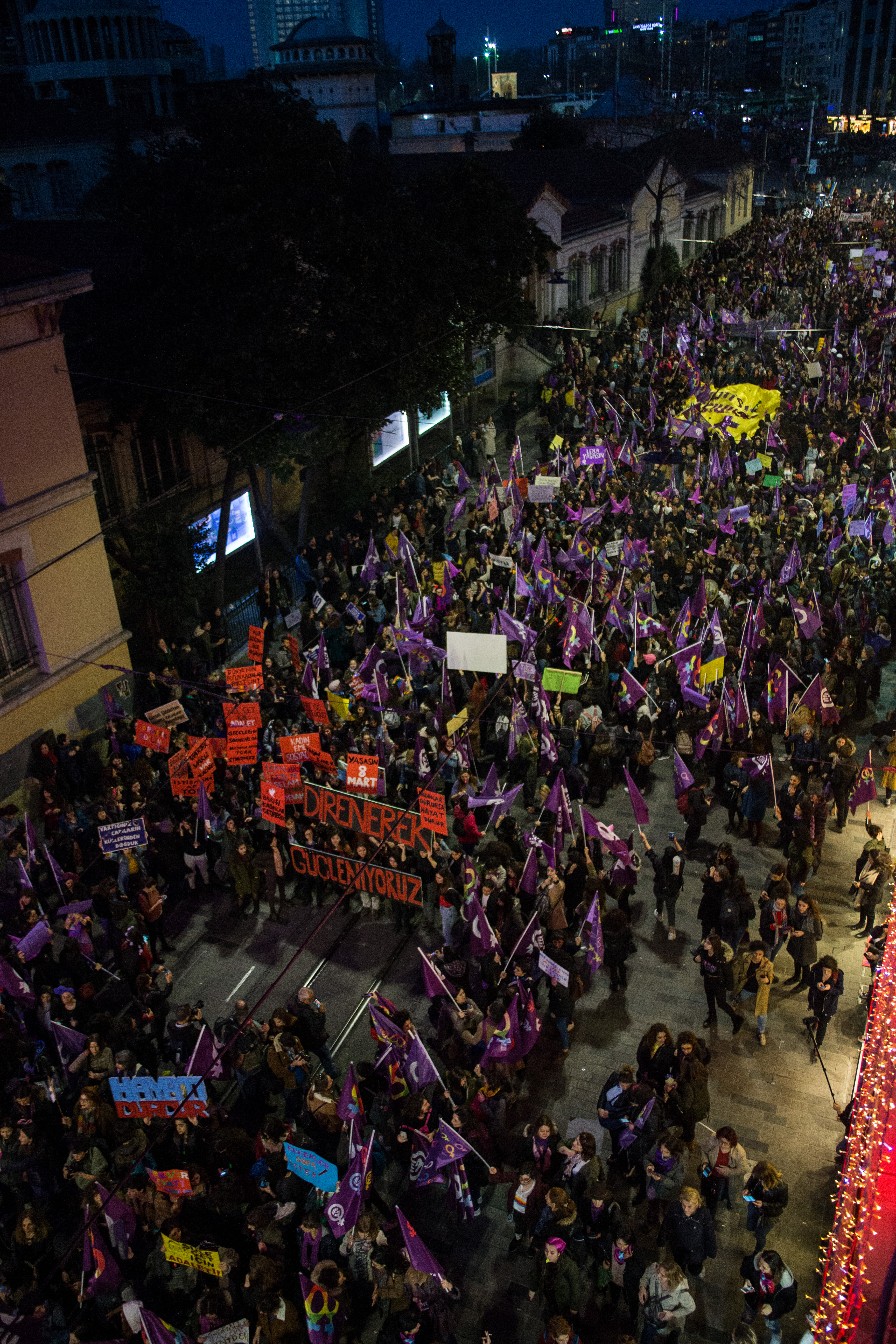 8 Mart Feminist Gece Yürüyüşü / 2019 / Foto: Cumhuriyet