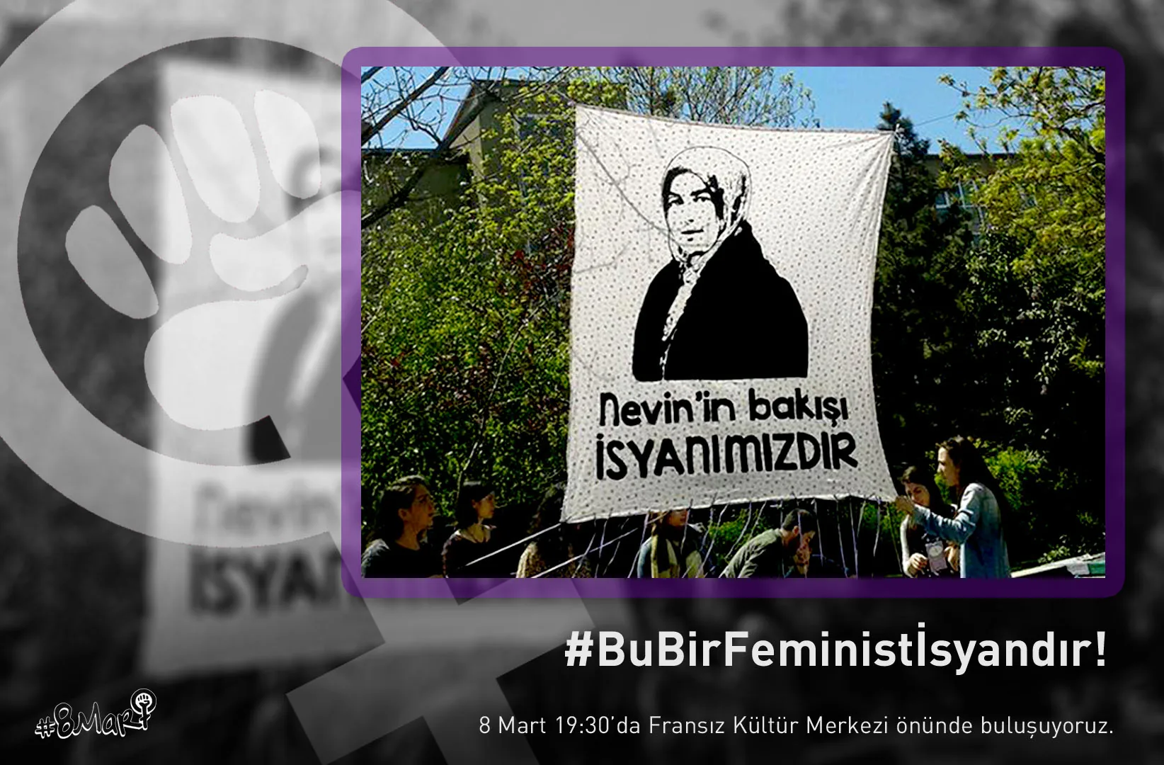 March 8 Feminist Night March / 2019 / Sosyal medya eylemi