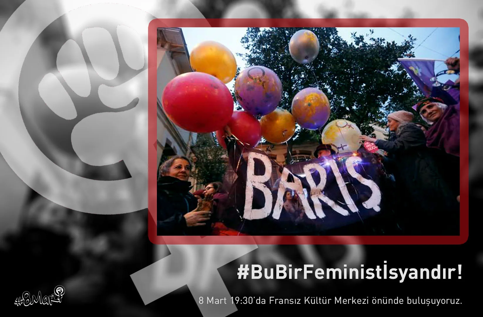 March 8 Feminist Night March / 2019 / Sosyal medya eylemi