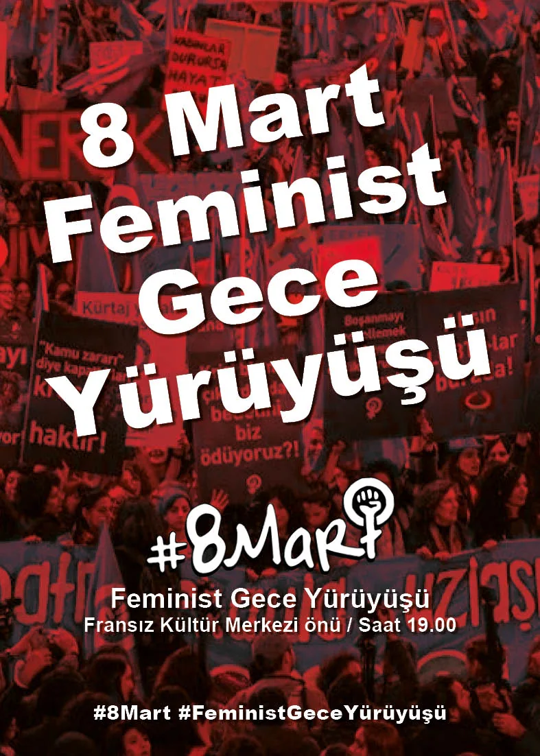 March 8 Feminist Night March / 2020 / Afiş