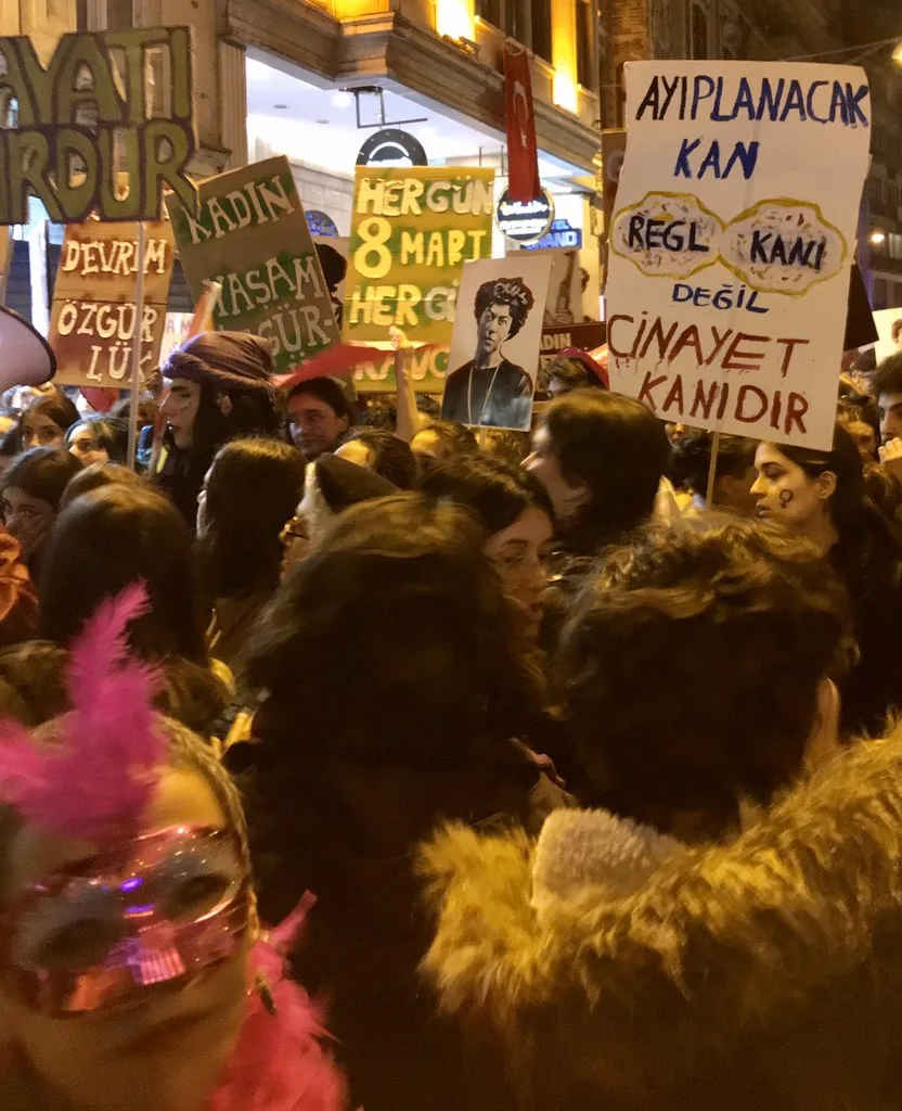 8 Mart Feminist Gece Yürüyüşü / 2020 / Foto: Nazım Dikbaş