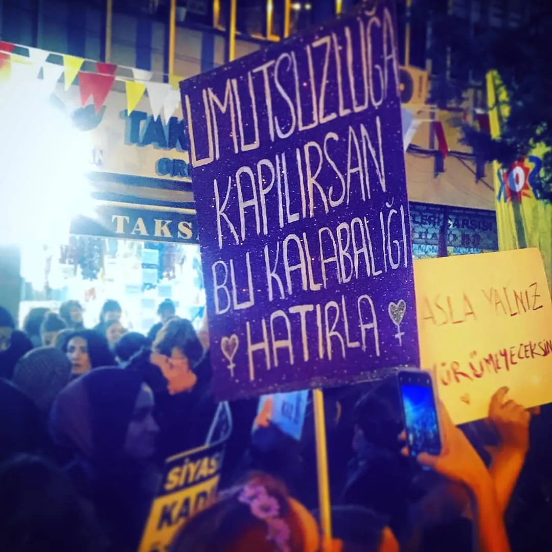 March 8 Feminist Night March / 2020 / Photograph: İrem Afşin