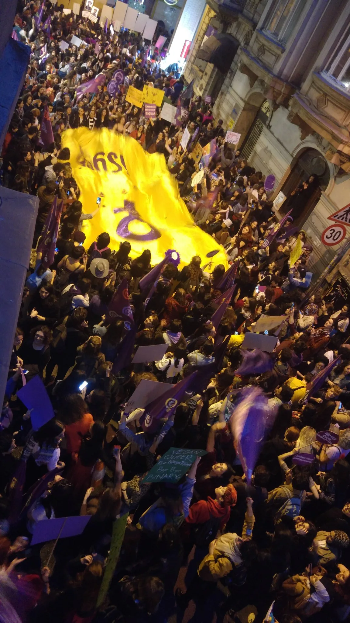 8 Mart Feminist Gece Yürüyüşü / 2020 / Foto: Ferda Sayın