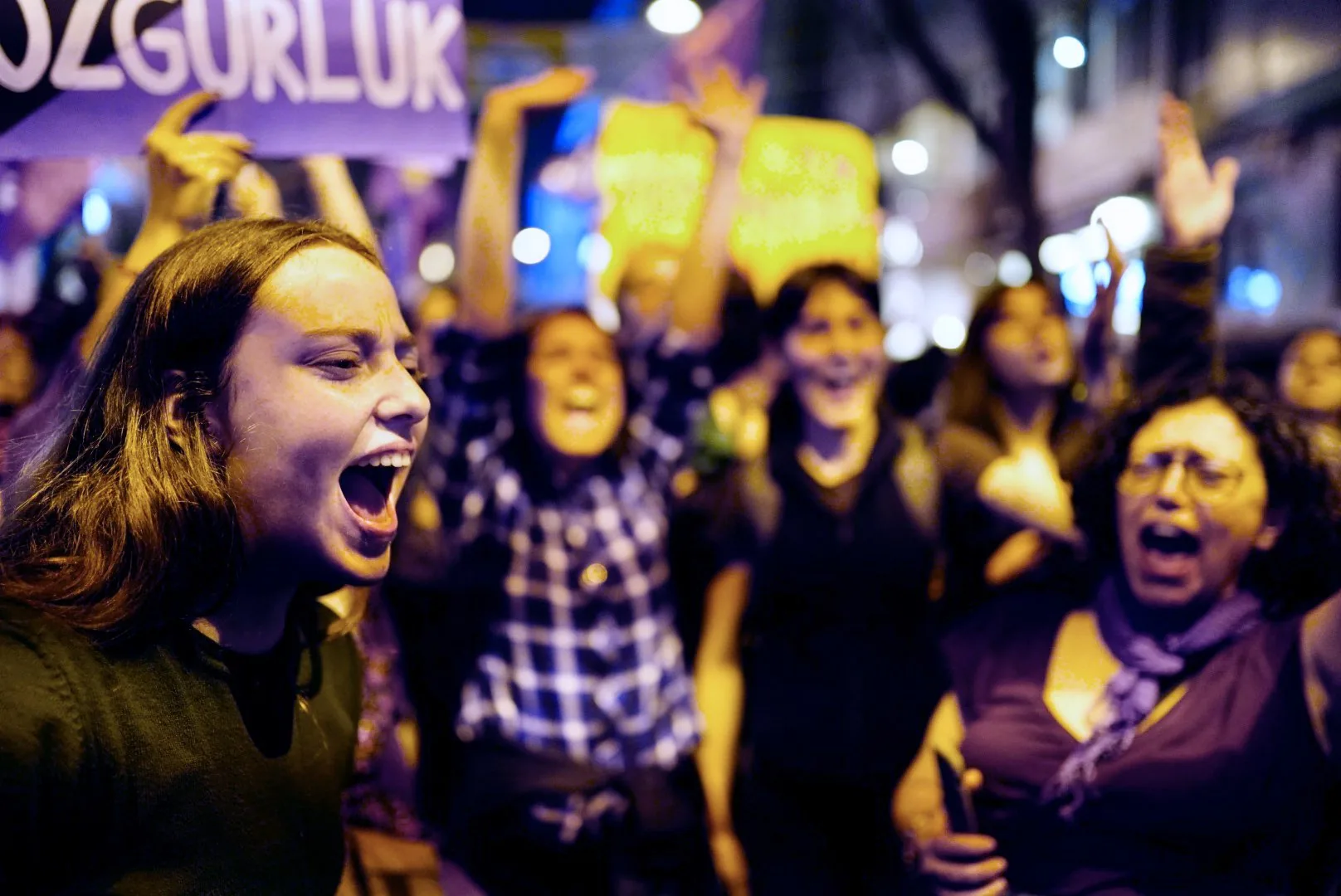 March 8 Feminist Night March / 2020 / Photograph: Fatih Pınar
