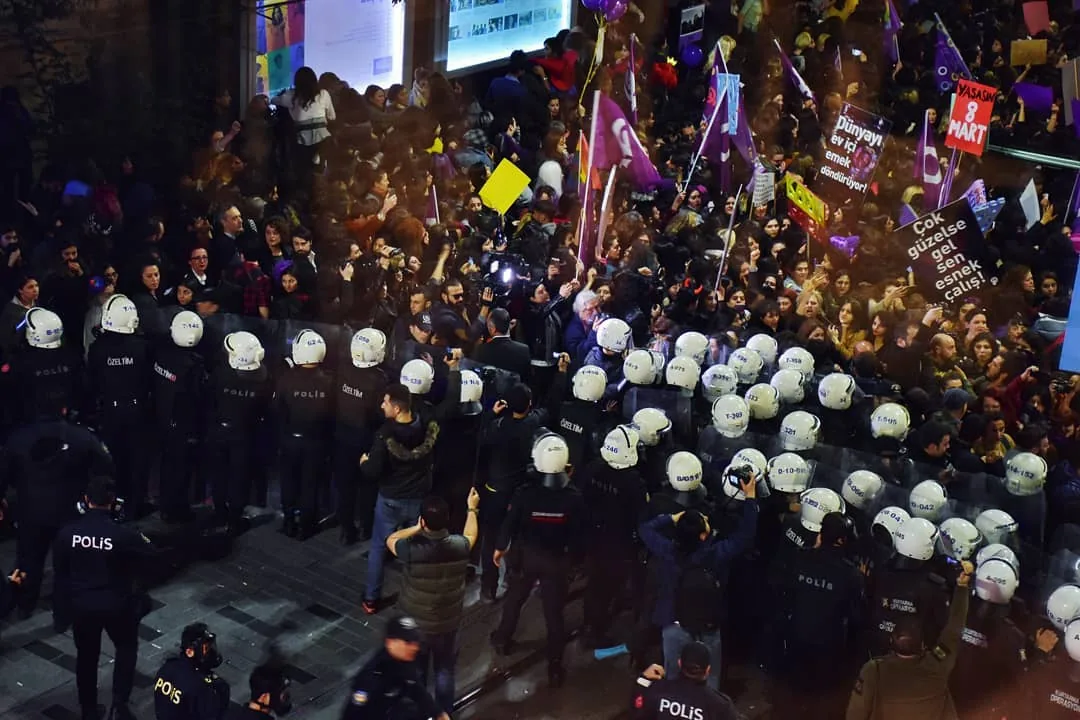 8 Mart Feminist Gece Yürüyüşü / 2020 / Foto: Dilara Açıkgöz