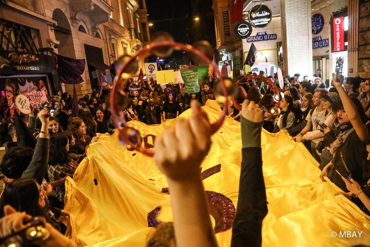 March 8 Feminist Night March / 2020 / Photograph: Murat Bay