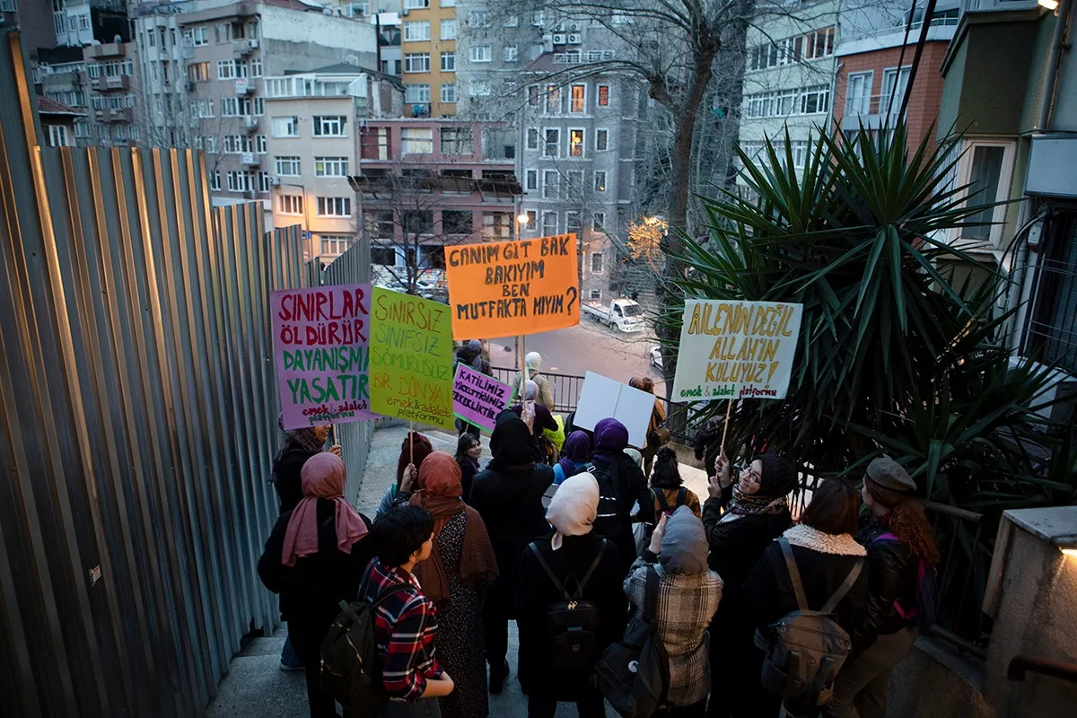 8 Mart Feminist Gece Yürüyüşü / 2020 / Foto: Serra Akcan