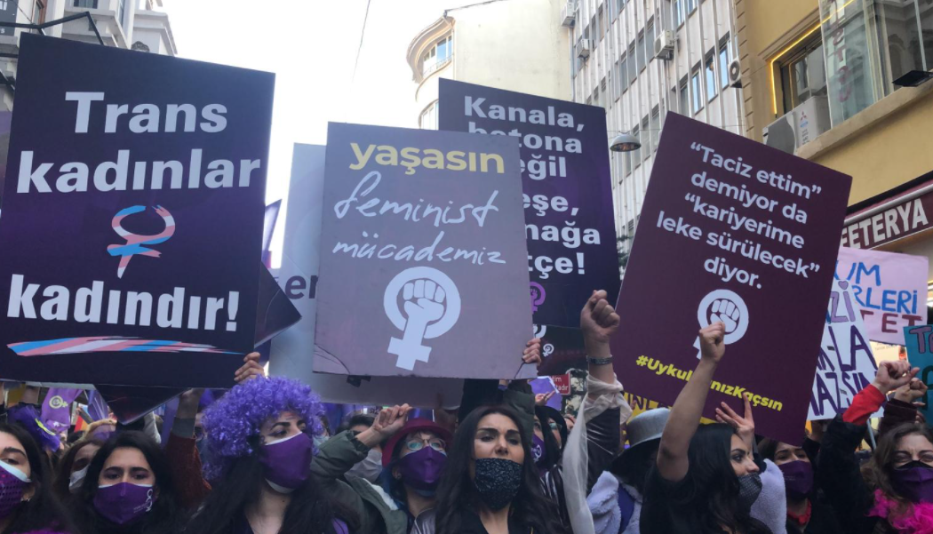 8 Mart Feminist Gece Yürüyüşü / 2021 / Foto: T24