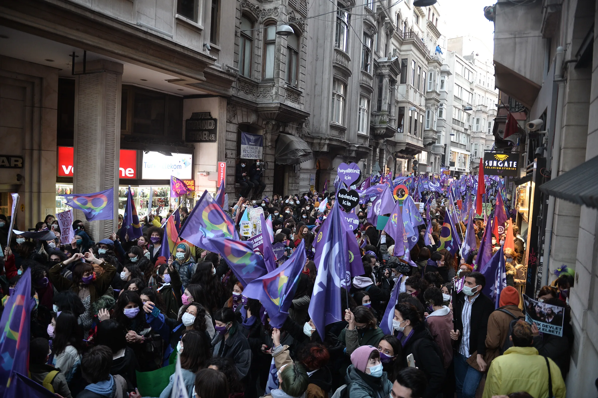 8 Mart Feminist Gece Yürüyüşü / 2021 / Foto: T24