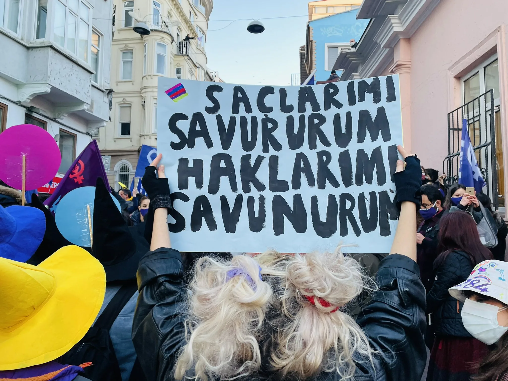 March 8 Feminist Night March / 2021 / Photograph: Nagihan Yılkın