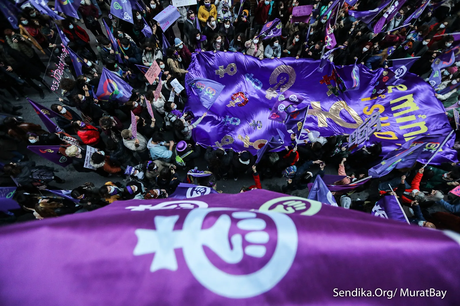 8 Mart Feminist Gece Yürüyüşü / 2021 / Foto: Murat Bay
