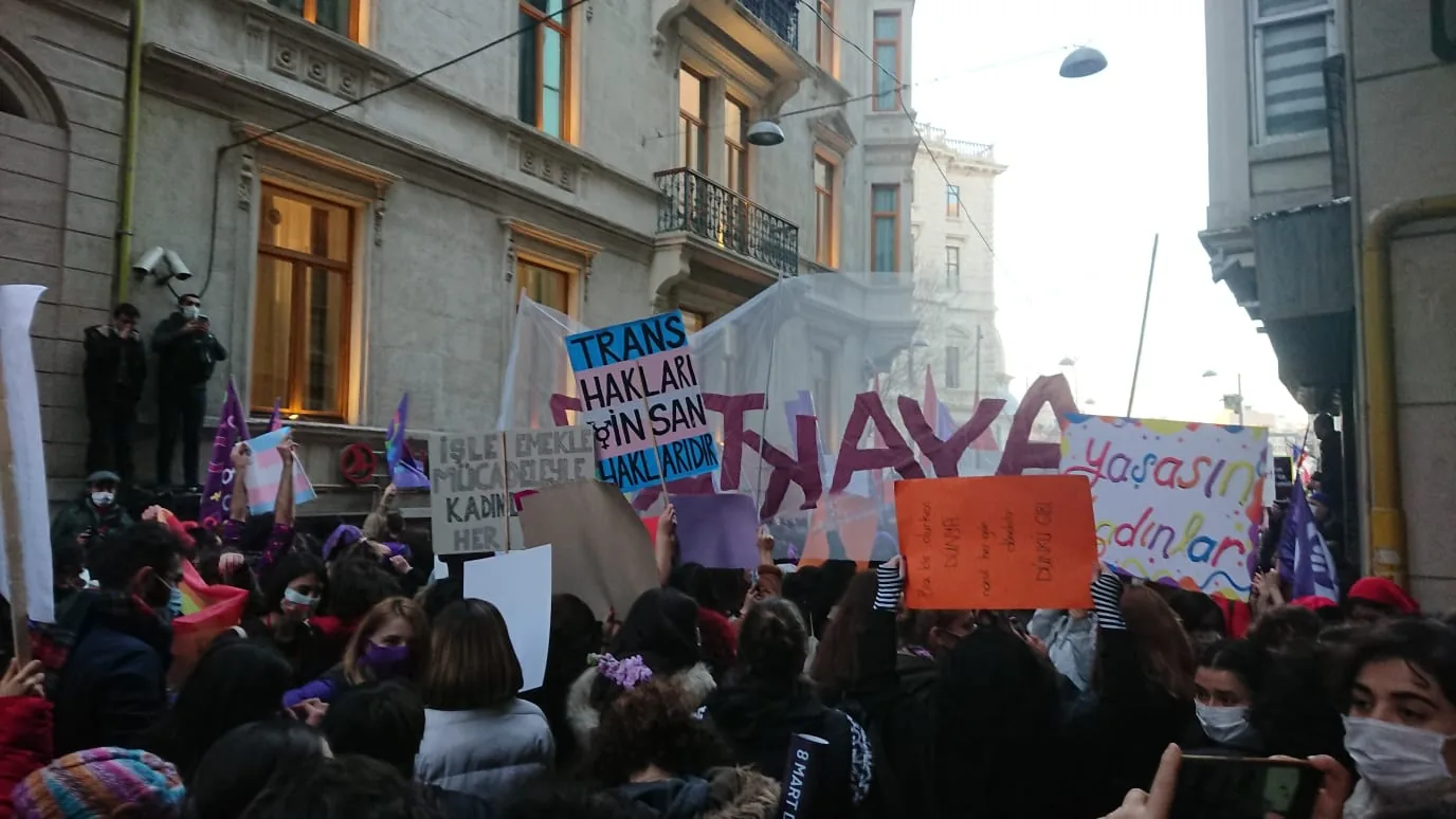 8 Mart Feminist Gece Yürüyüşü / 2021 / Foto: Gözde Deminbilek