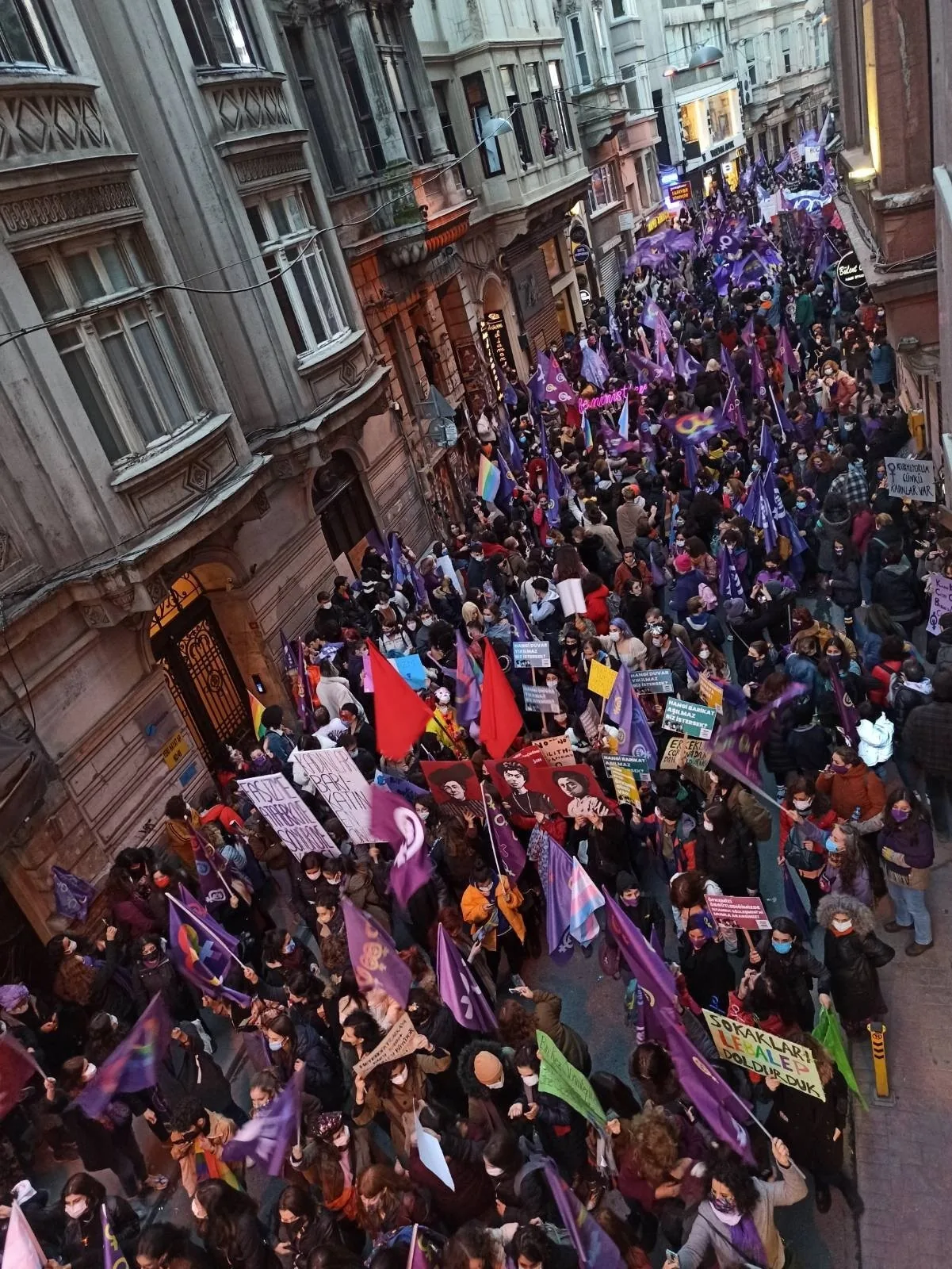 8 Mart Feminist Gece Yürüyüşü / 2021 / Foto: Eylem Nazlıer - Meltem Akyol