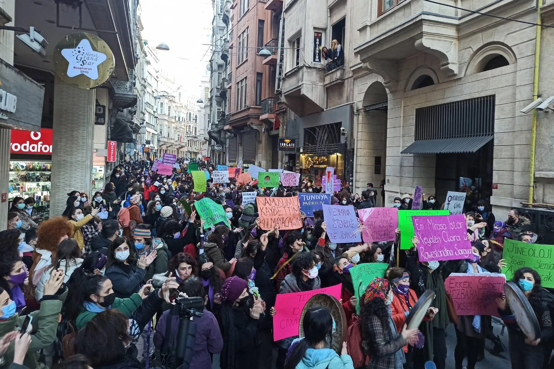 8 Mart Feminist Gece Yürüyüşü / 2021 / Foto: Eylem Nazlıer - Meltem Akyol