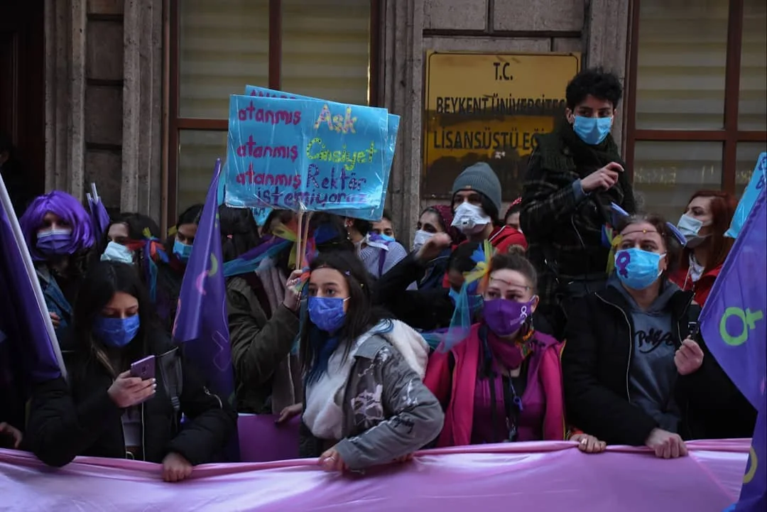 March 8 Feminist Night March / 2021 / Photograph: Dilara Açıkgöz