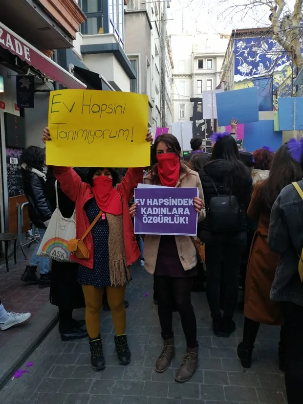 8 Mart Feminist Gece Yürüyüşü / 2021 / Foto: Bilinmiyor