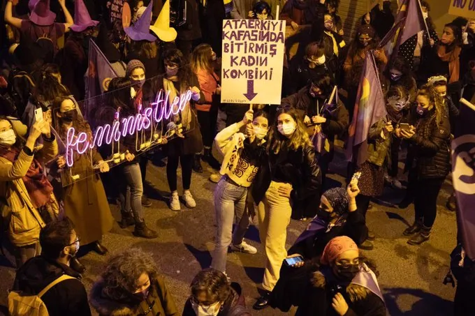 8 Mart Feminist Gece Yürüyüşü / 2021 / Foto: Bilinmiyor