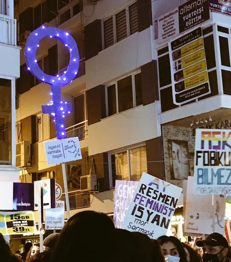 8 Mart Feminist Gece Yürüyüşü / 2021 / Foto: Bilinmiyor