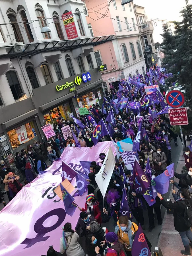 March 8 Feminist Night March / 2021 / Photograph: Unknown