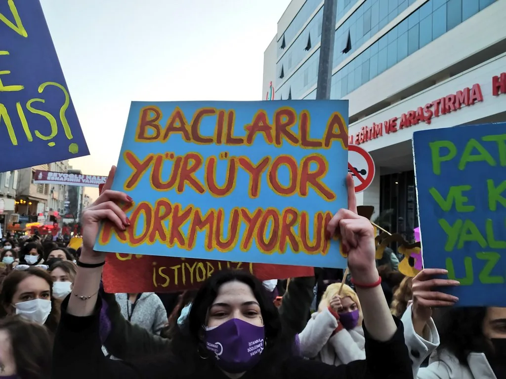 8 Mart Feminist Gece Yürüyüşü / 2021 / Foto: Bilinmiyor